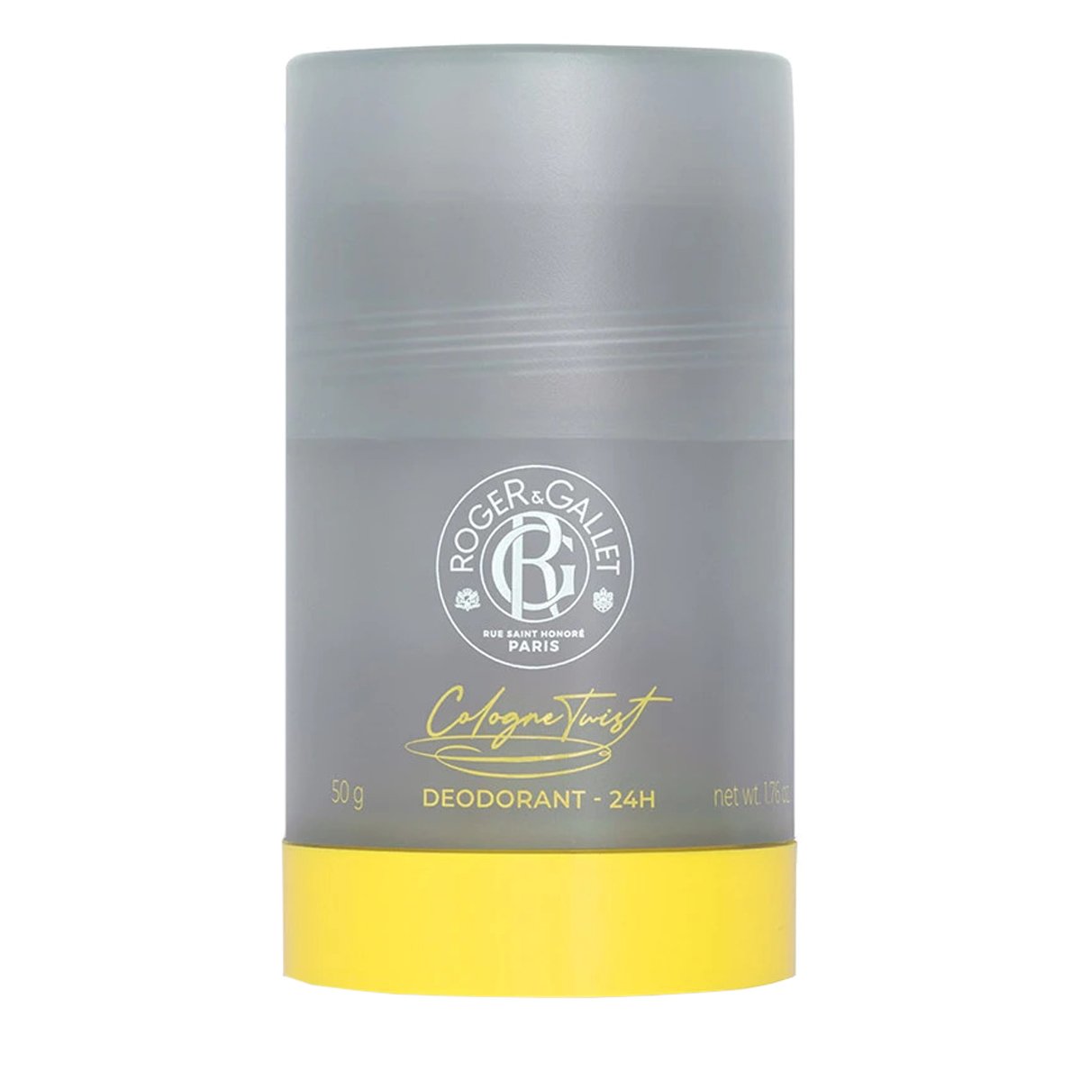 Roger & Gallet Roger & Gallet Cologne Twist Deodorant Stick Αντρικό Αποσμητικό Stick με Άρωμα Κίτρινων Εσπεριδοειδών Μεγάλης Διάρκειας 50g
