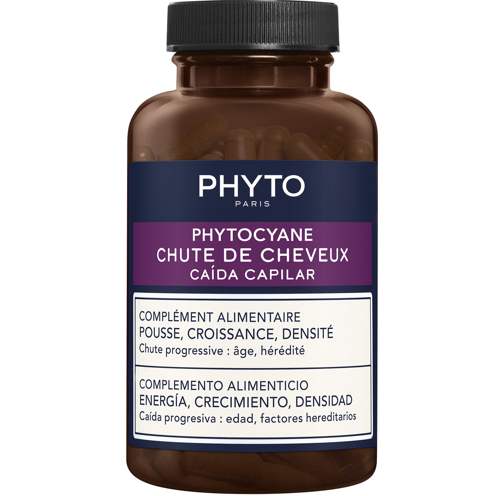 Phyto Paris Phyto Phytocyane Συμπλήρωμα Διατροφής Βιταμινών, Μετάλλων, Αμινοξέων & Εκχυλίσματος Σταφυλιού για την Αντιμετώπιση της Προοδευτικής Τριχόπτωσης 84caps