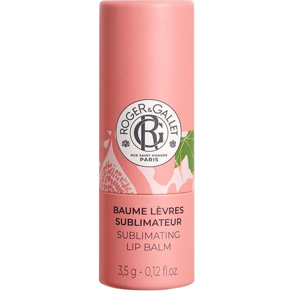 Roger & Gallet Roger & Gallet Sublimating Lip Balm Θρεπτικό Lip Balm για Διακριτικό Λαμπερό Φινίρισμα & Ενισχυμένο Φυσικό Χρώμα με Άρωμα Σύκου 3,5g - Fleur De Figuier