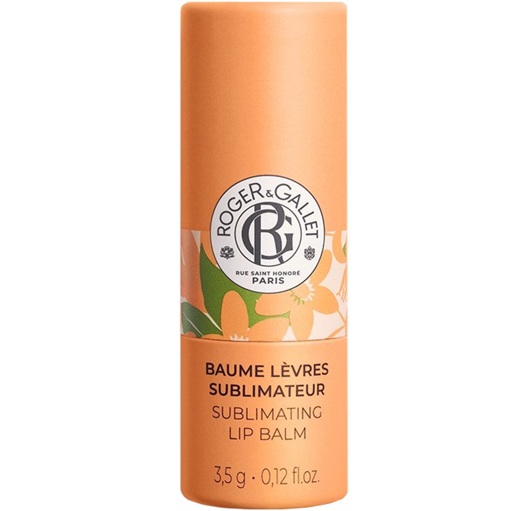 Roger & Gallet Roger & Gallet Sublimating Lip Balm Θρεπτικό Lip Balm για Διακριτικό Λαμπερό Φινίρισμα & Ενισχυμένο Φυσικό Χρώμα με Άρωμα Άνθος Πορτοκαλιού 3,5g - Neroli