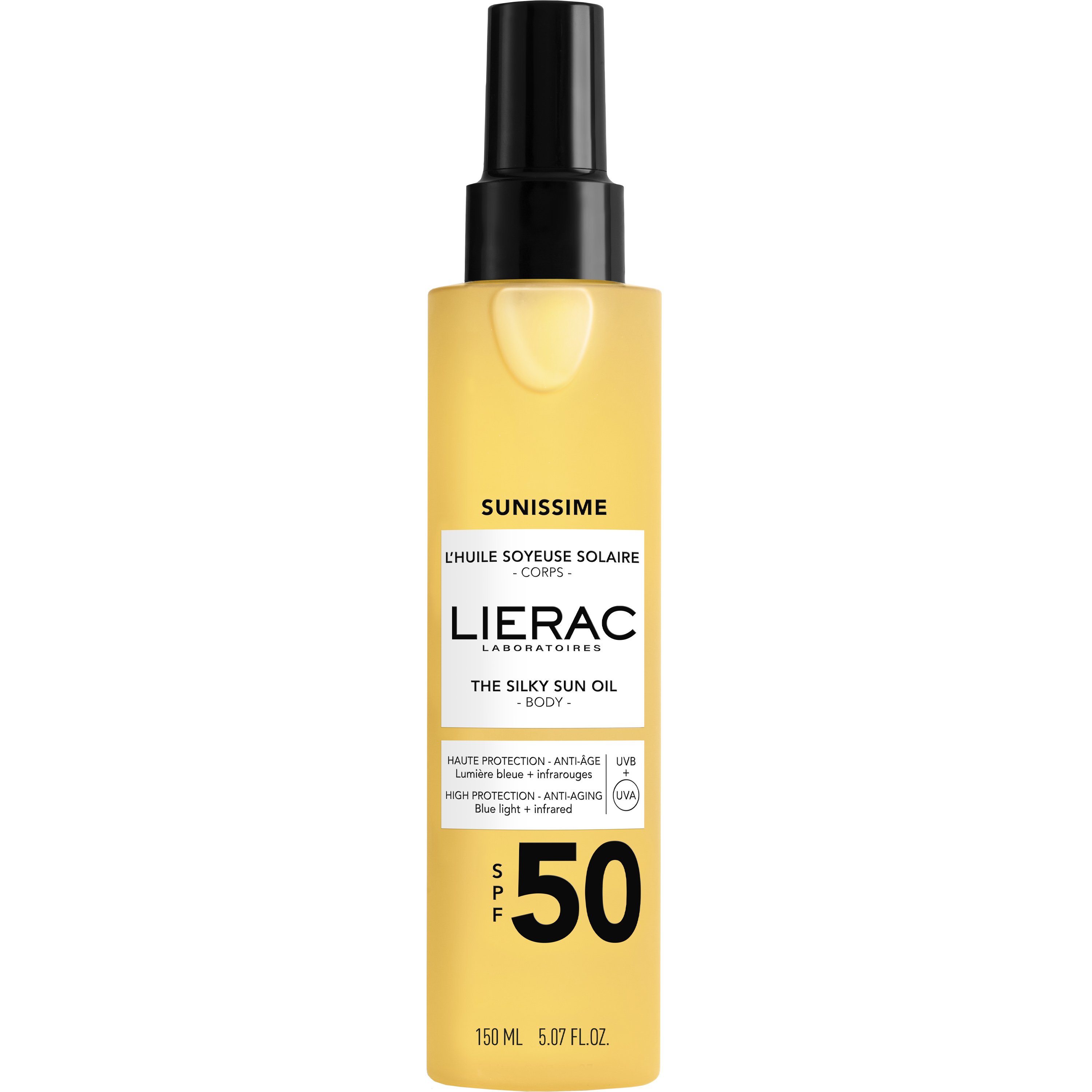 Lierac Sunissime The Silky Sun Oil Spf50 Αντηλιακό Λάδι Σώματος Υψηλής Προστασίας Ευρέως Φάσματος 150ml