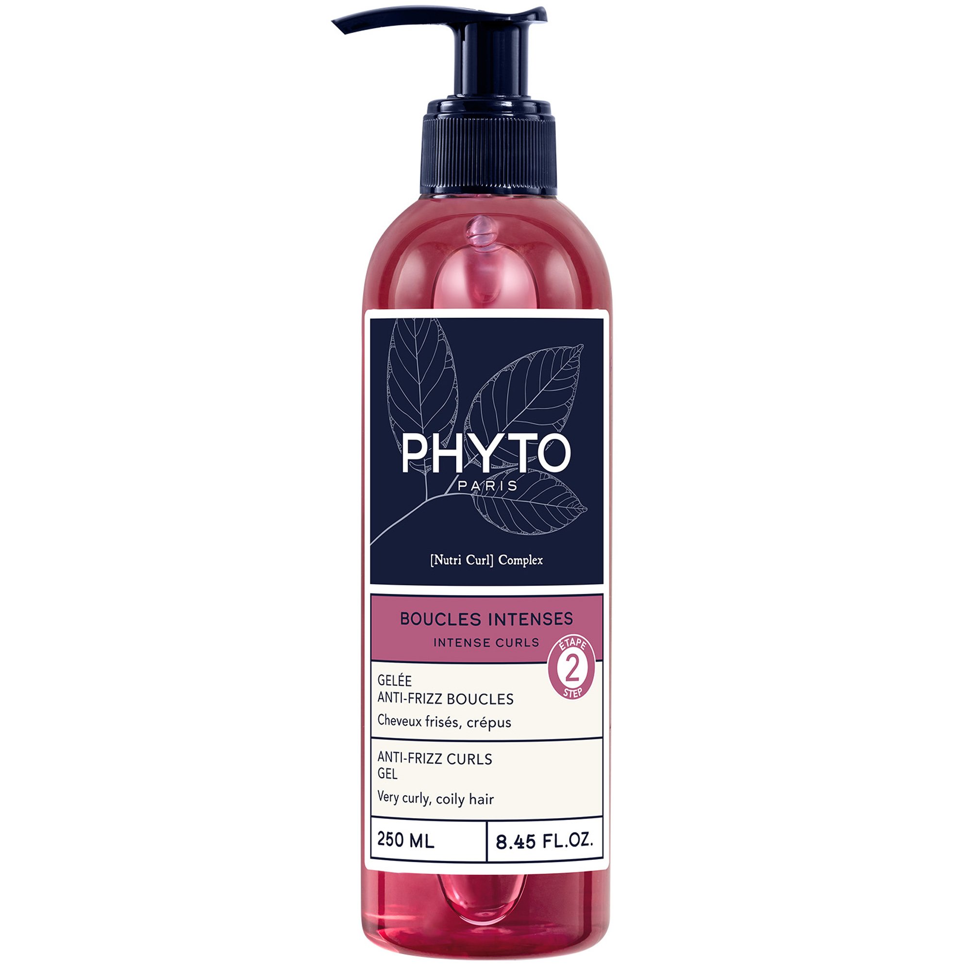 Phyto Paris Phyto Boucles Intenses Anti-Frizz Curls Gel Τζελ Κατά του Φριζαρίσματος που Κλειδώνει το Σχήμα της Μπούκλας Χωρίς Σκληρή Αίσθηση 250ml