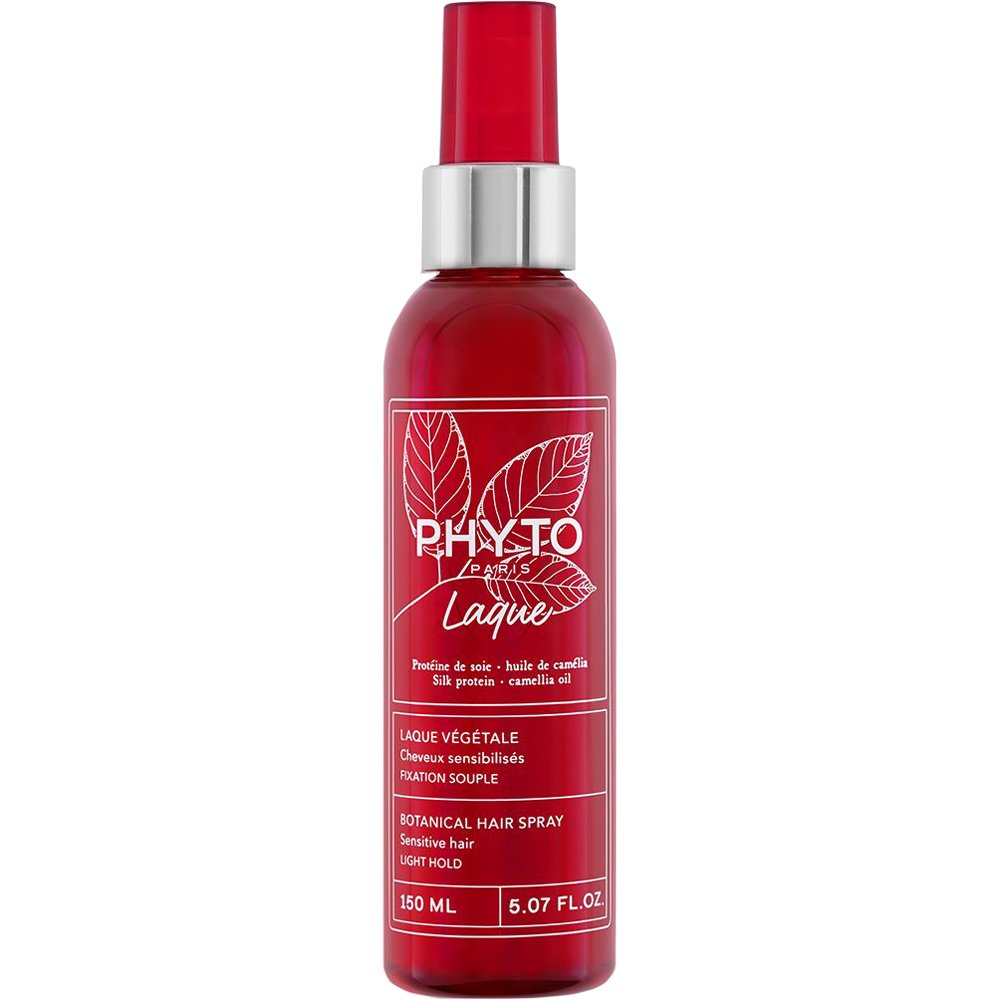 Phyto Laque Botanical Hair Spray Light Hold Φυτική Λακ Μαλλιών με Ελαφρύ Κράτημα για Ευαίσθητα Μαλλιά 150ml