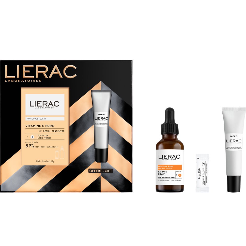 Lierac Promo Radiance Protocol The Concentrated Serum 30ml + 14 Φακελάκια x 0,2g & Δώρο Diopti Dark Circle Correction Cream 15ml