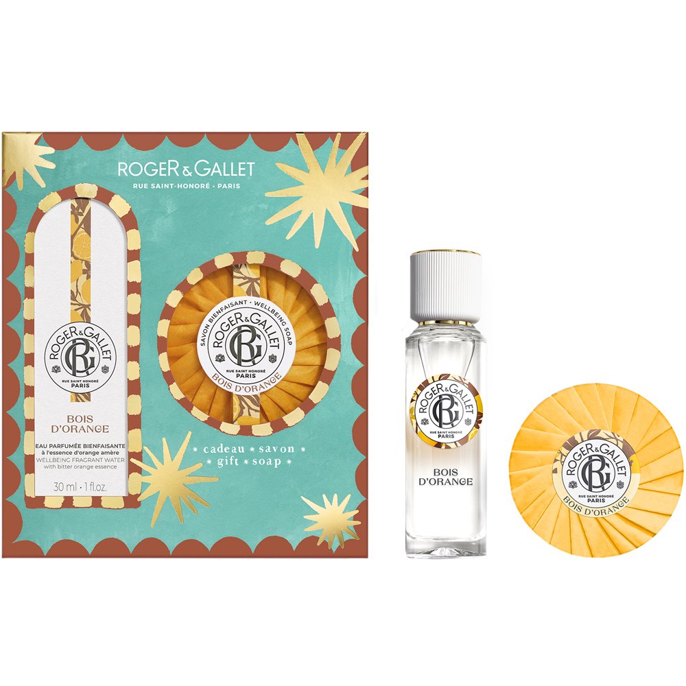 Roger & Gallet Promo Bois d' Orange Wellbeing Fragrant Water 30ml & Δώρο Perfumed Soap Bar 100g