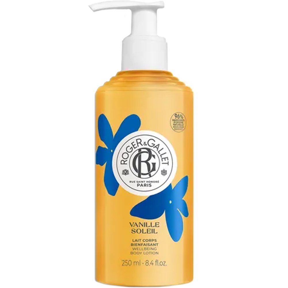 Roger & Gallet Vanille Soleil Body Lotion Αναζωογονητικό Γαλάκτωμα Σώματος με Άρωμα Βανίλιας Νότες Γιασεμιού & Υλάνγκ-Υλάνγκ 250ml