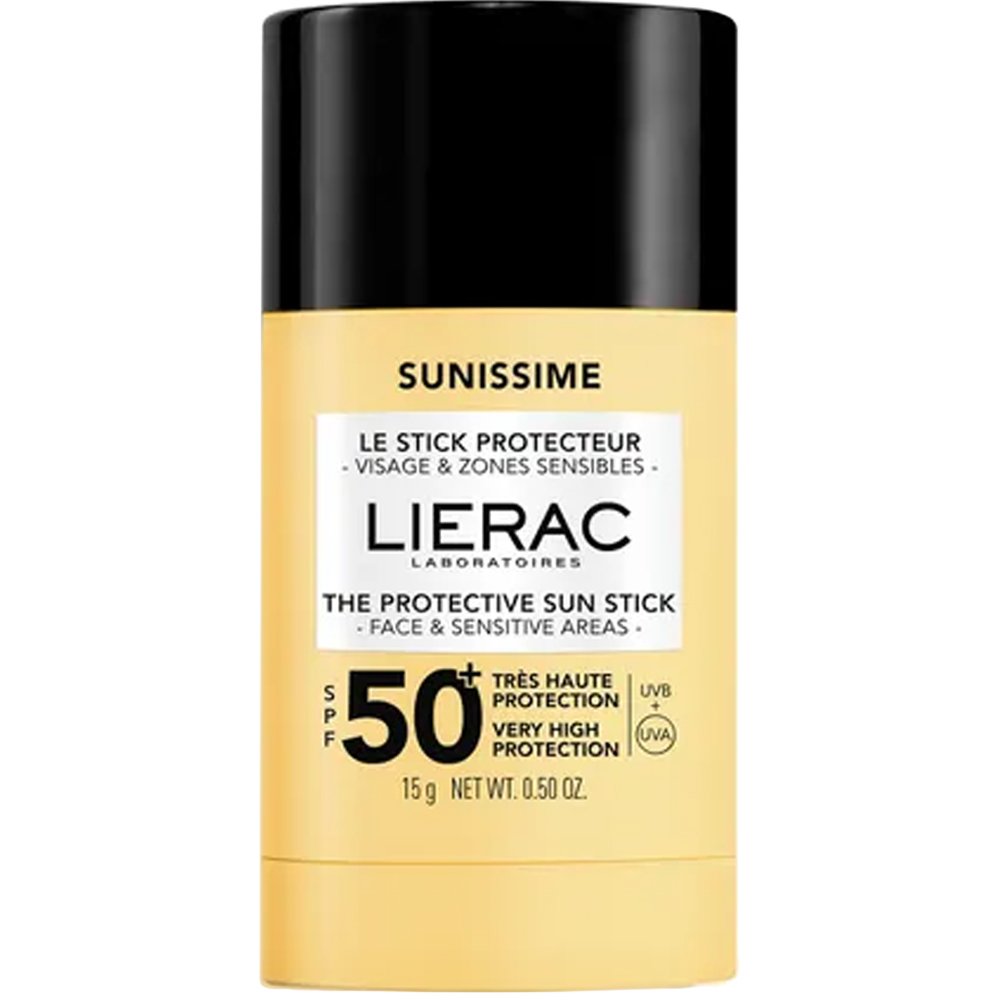 Lierac Sunissime  Spf50+ The Protective Sun Stick Αντηλιακό Stick Πολύ Υψηλής Προστασίας για Πρόσωπο & Ευαίσθητες Ζώνες 15g