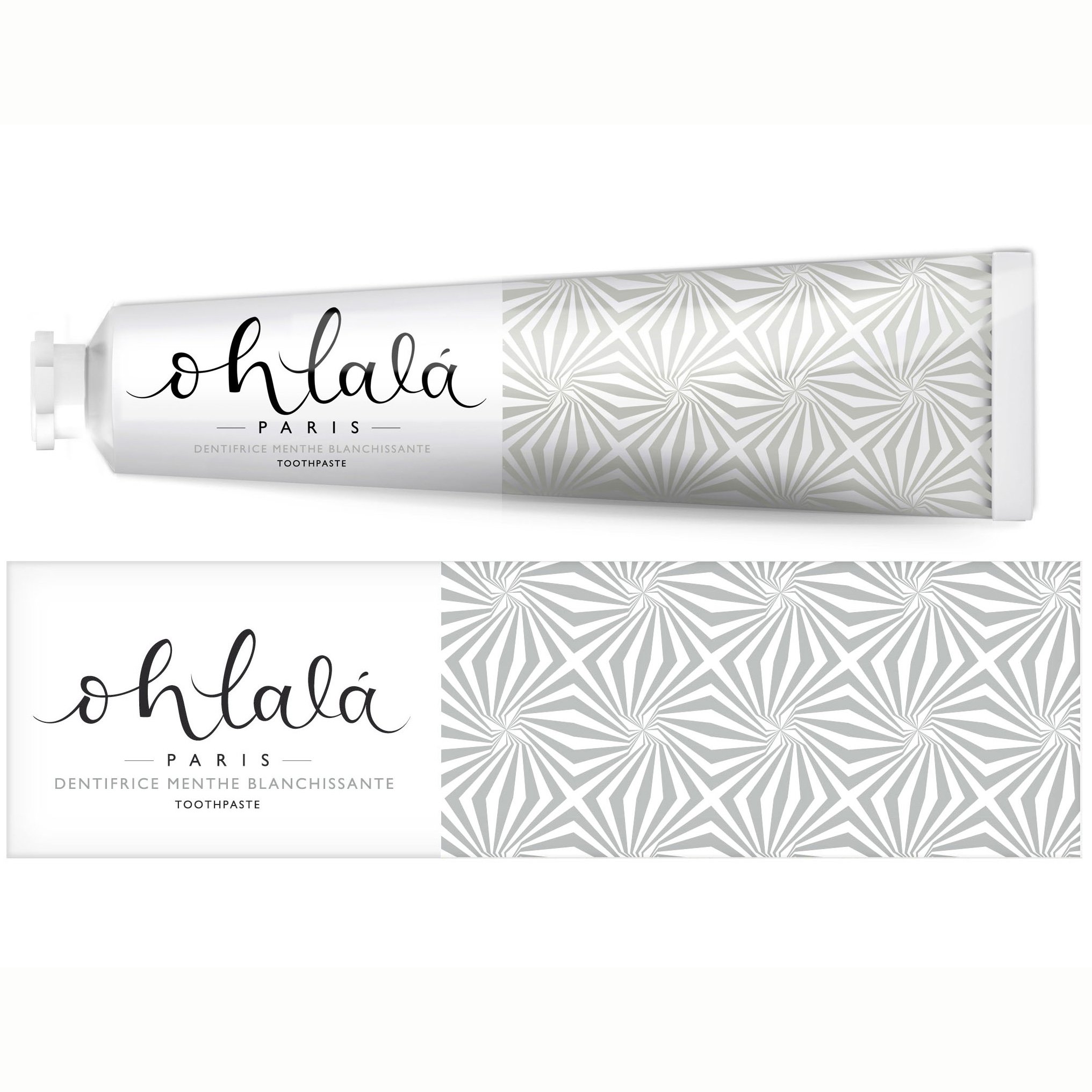 Ohlala Whitening Mint Toothpaste Λευκαντική Οδοντόκρεμα με Γεύση Μέντα 75ml