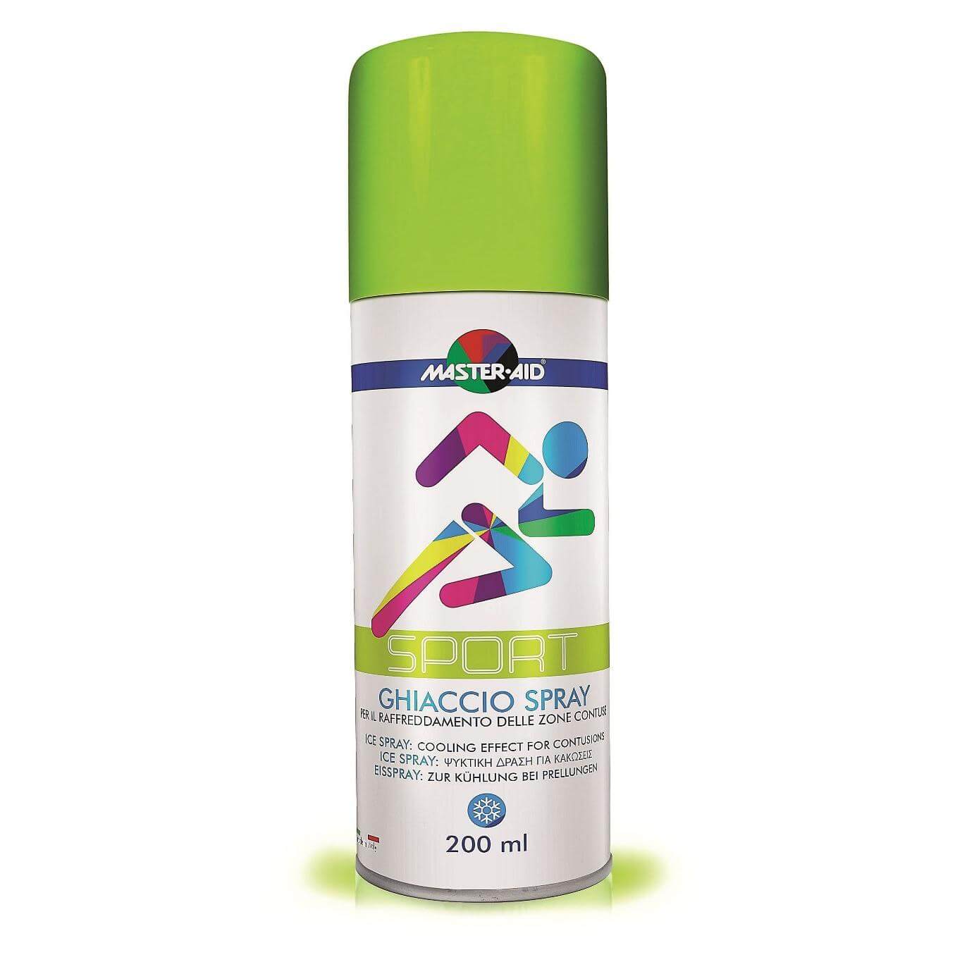 Master Aid Sport Ψυκτικό Spray Πάγου Για Άμεση Ψύξη Της Τραυματισμένης Περιοχής 200ml