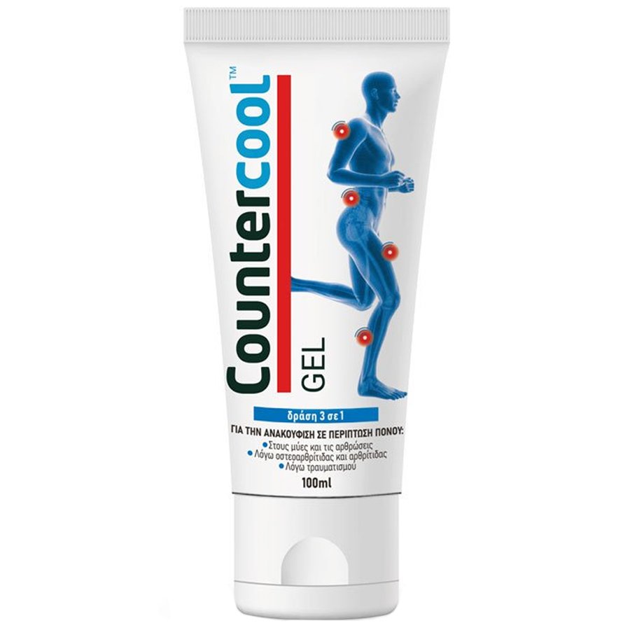 Countercool Body Gel Σώματος για την Ανακούφιση Μυϊκών & Αρθριτικών Πόνων με Τριπλή Δράση 100ml