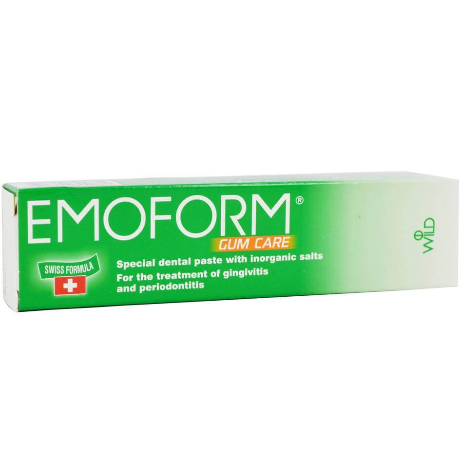 Emoform Gum Care Ειδική Οδοντόκρεμα με Ανόργανα Άλατα, για την Αντιμετώπιση της Ουλίτιδας & της Περιοδοντίτιδας 50ml