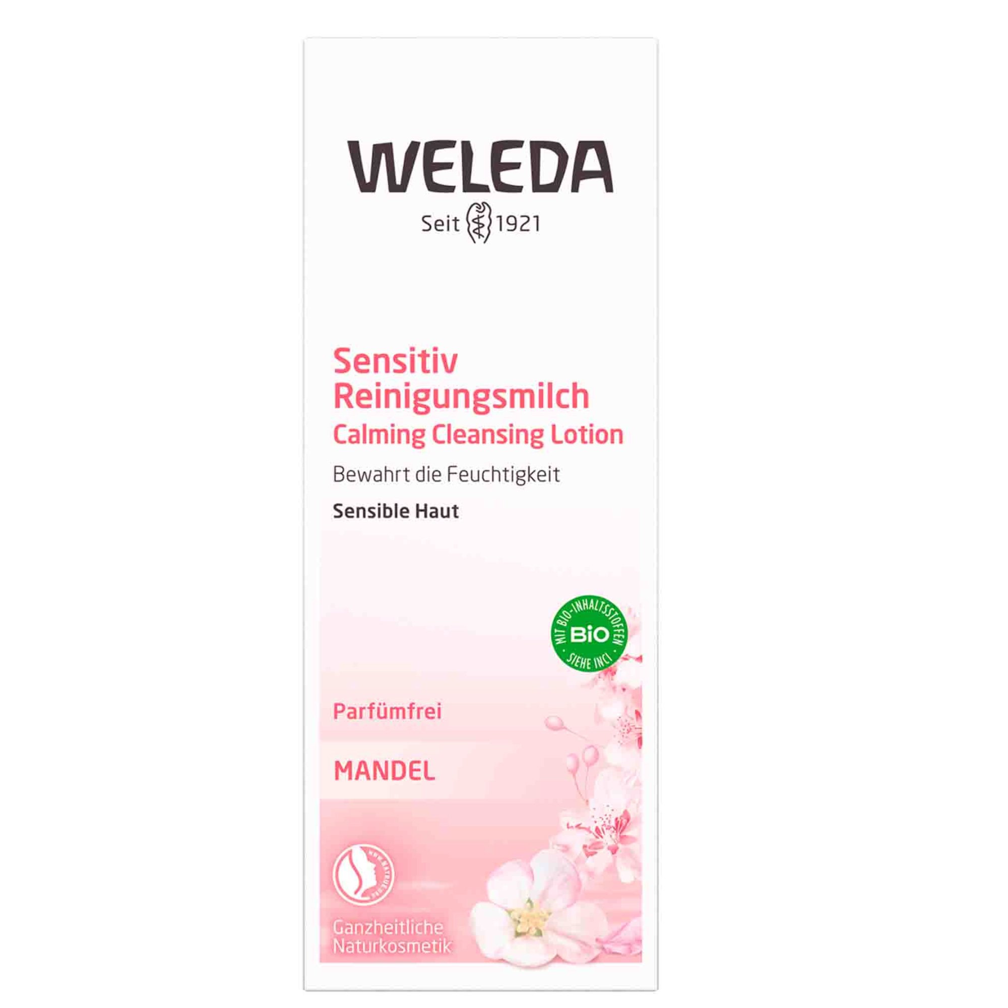 Weleda Almond Calming Cleansing Lotion Καταπραϋντικό Γαλάκτωμα Καθαρισμού Προσώπου με Έλαιο Αμύγδαλο 75ml