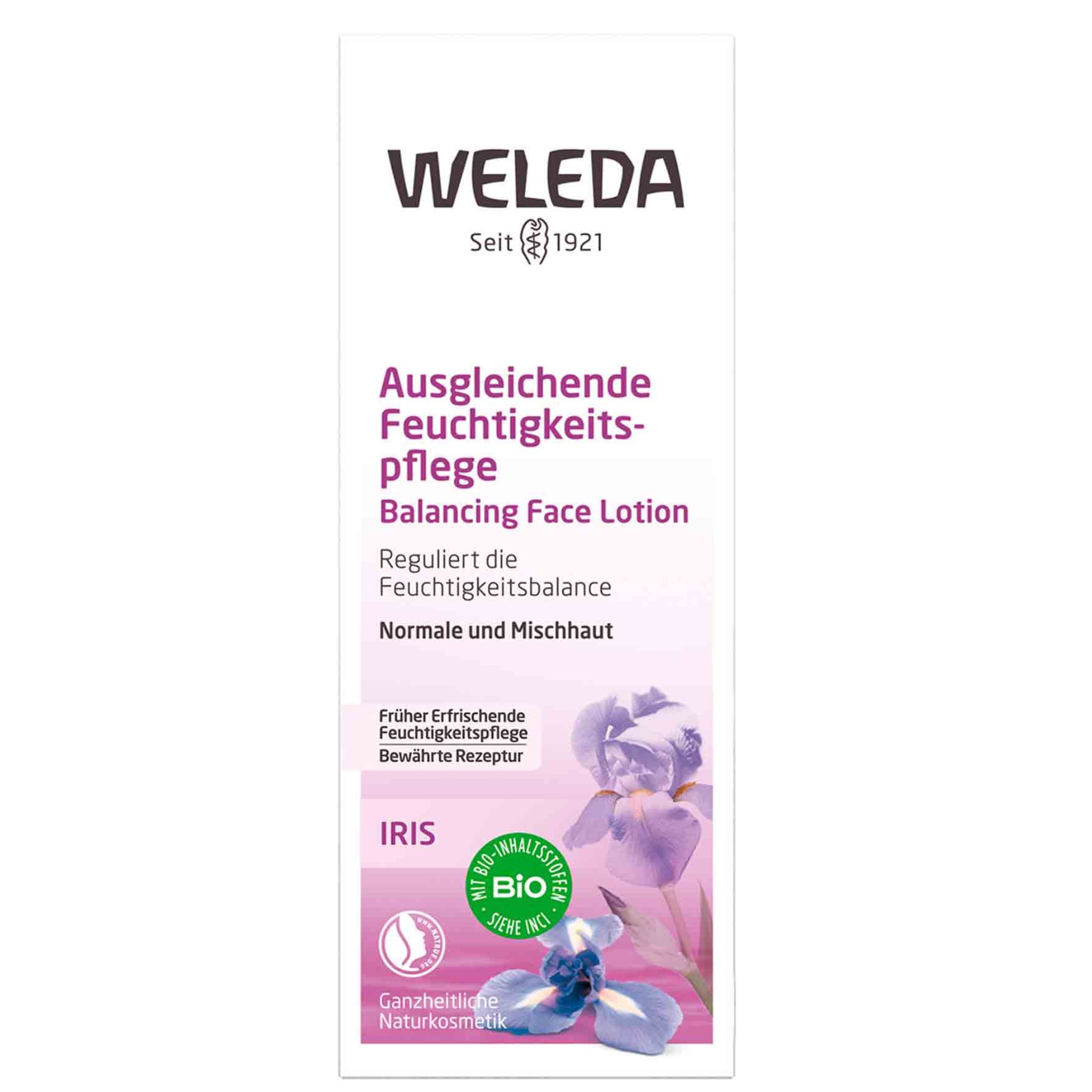 Weleda Iris Balancing Face Lotion Ενυδατική Κρέμα Προσώπου Ελαφριάς Υφής με Έλαιο Ίριδας 30ml