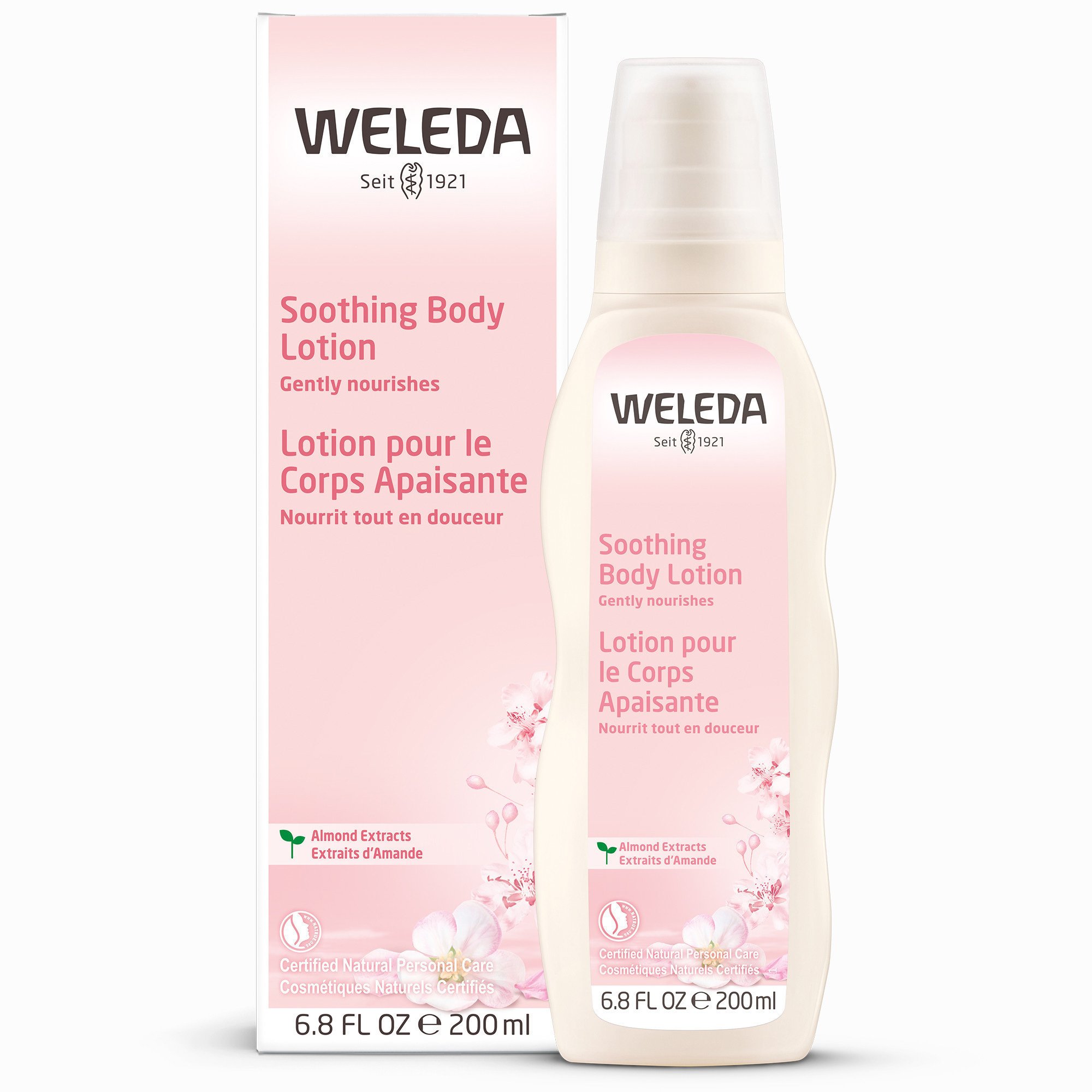 Weleda Almond Calming Body Lotion for Sensitive Skin Γαλάκτωμα Σώματος με Αμυγδαλέλαιο Ιδανικό για Ευαίσθητο Δέρμα 200ml