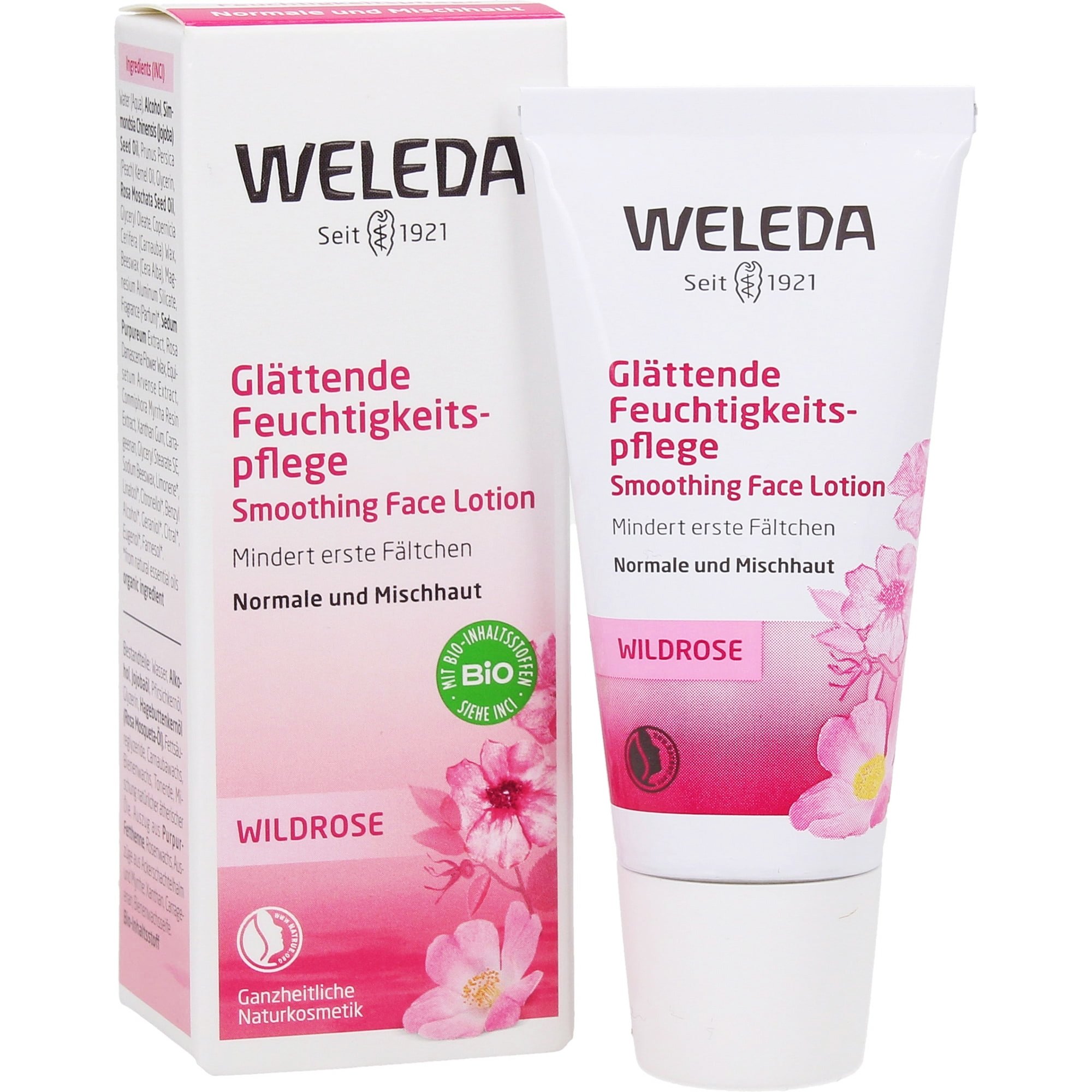 Weleda Wild Rose Smoothing Face Lotion Ενυδατική Κρέμα Προσώπου με Άγριο Τριαντάφυλλο 30ml