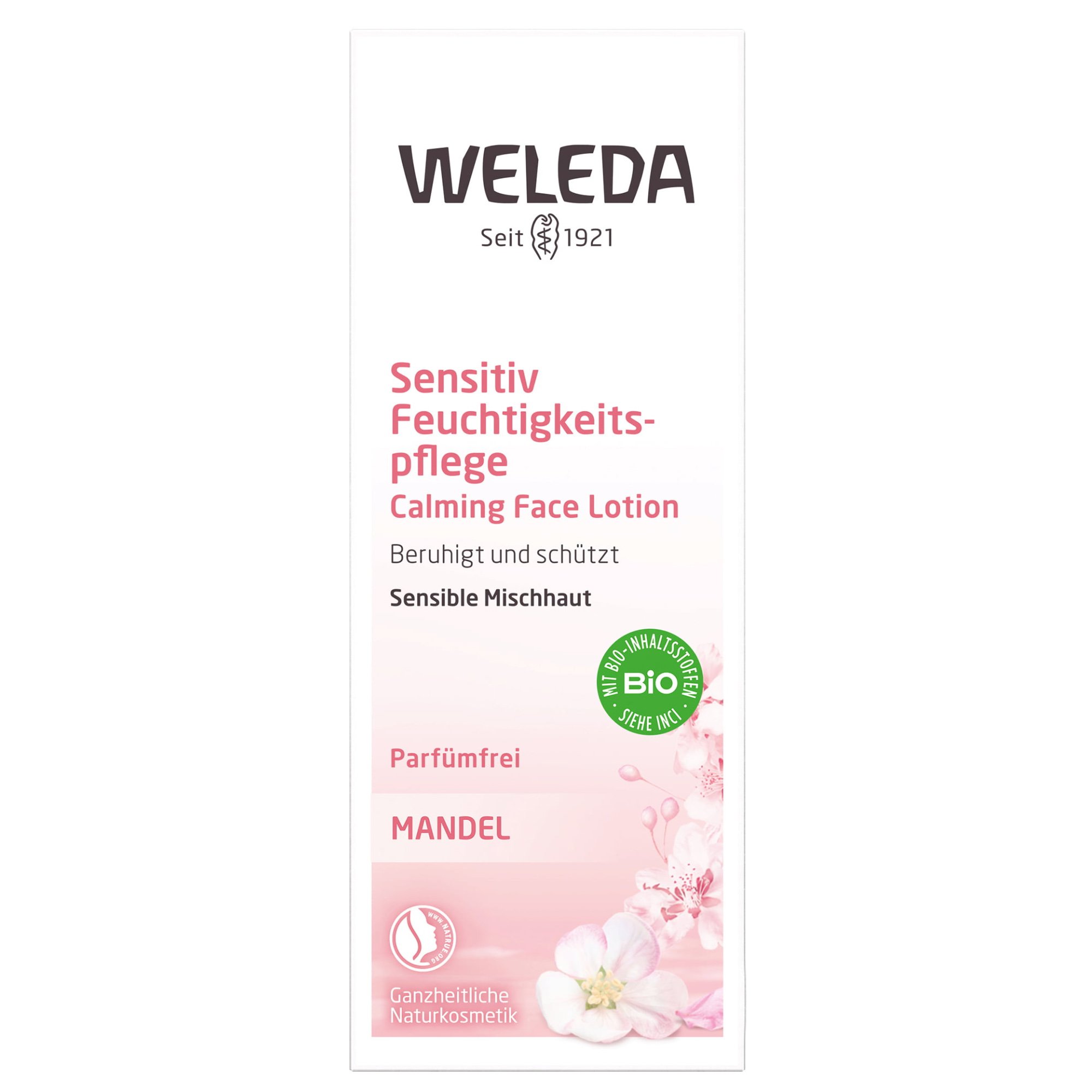 Weleda Almond Calming Face Lotion Κρέμα Ενυδάτωσης Προσώπου, Ελαφριάς Υφής, Χωρίς Άρωμα με Έλαιο Αμυγδάλου 30ml