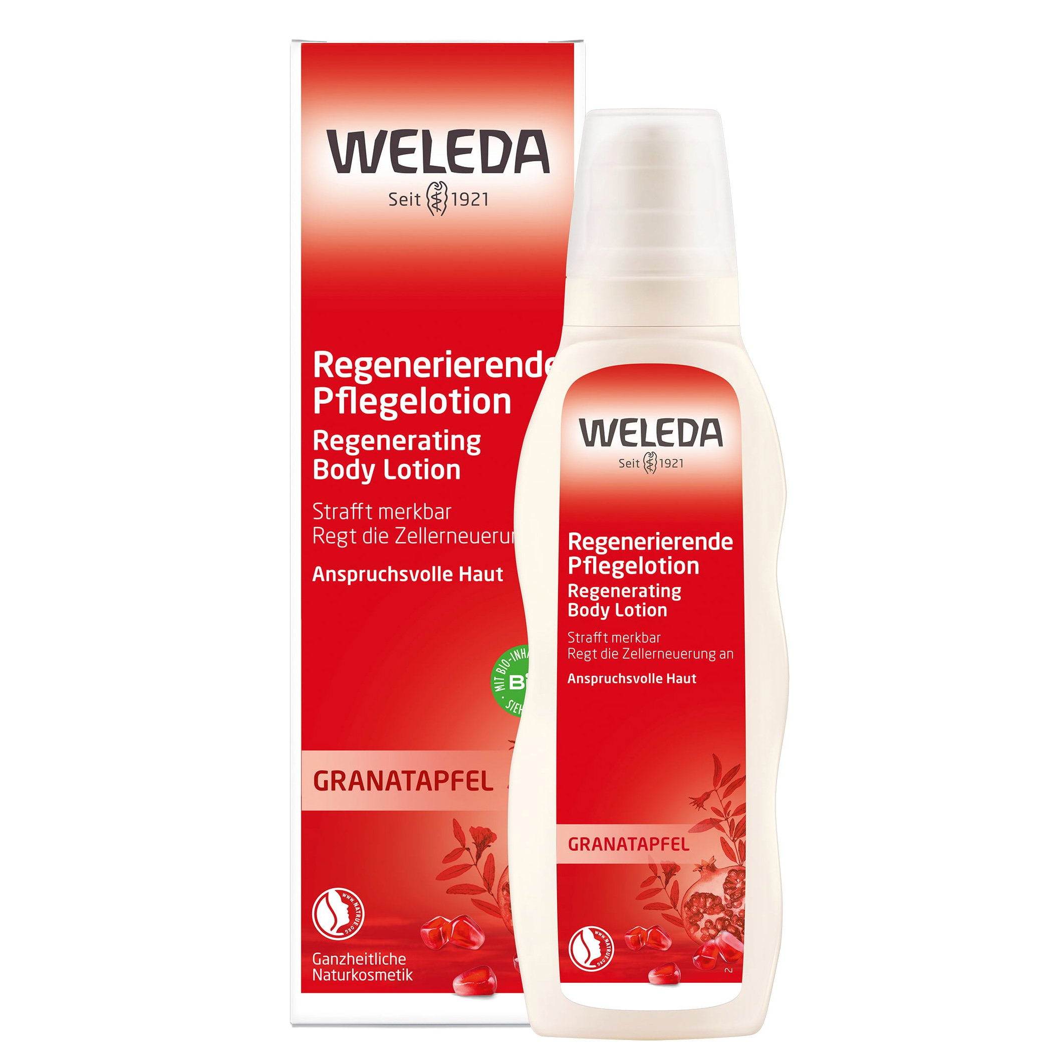 Weleda Pomegranate Regenerating Body Lotion Γαλάκτωμα Αναζωογόνησης με Ρόδι για την Πρόωρη Γήρανση της Επιδερμίδας 200ml