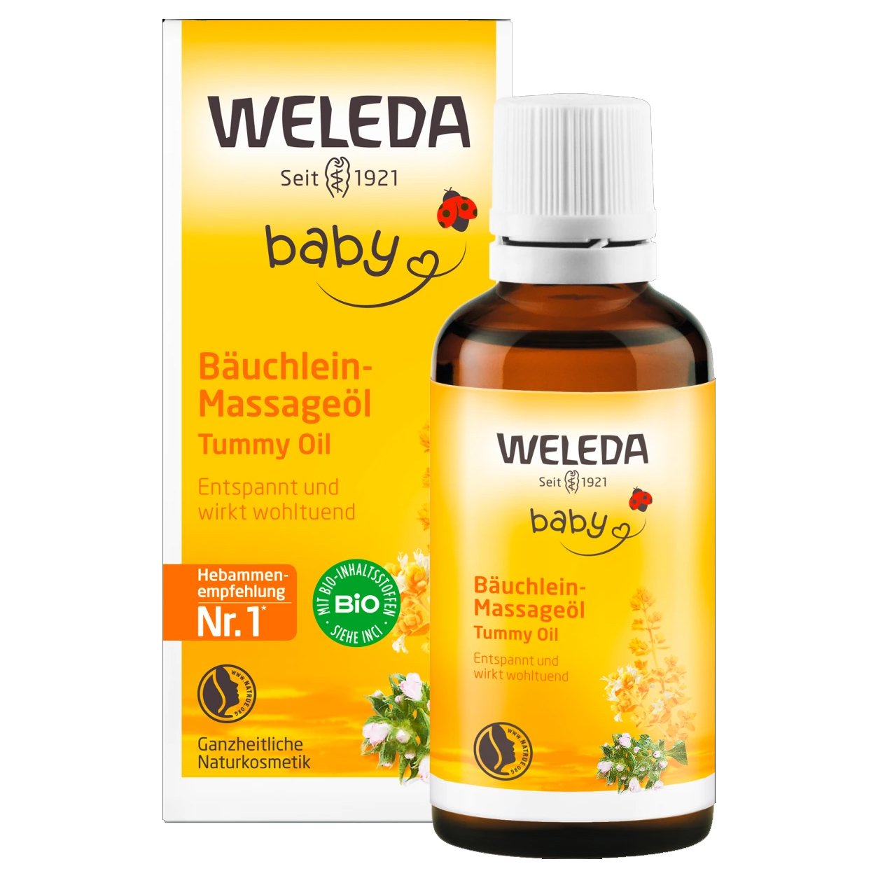 Weleda Baby Tummy Oil Λάδι Μασάζ με Αμύγδαλο για την Κοιλίτσα του Μωρού 50ml