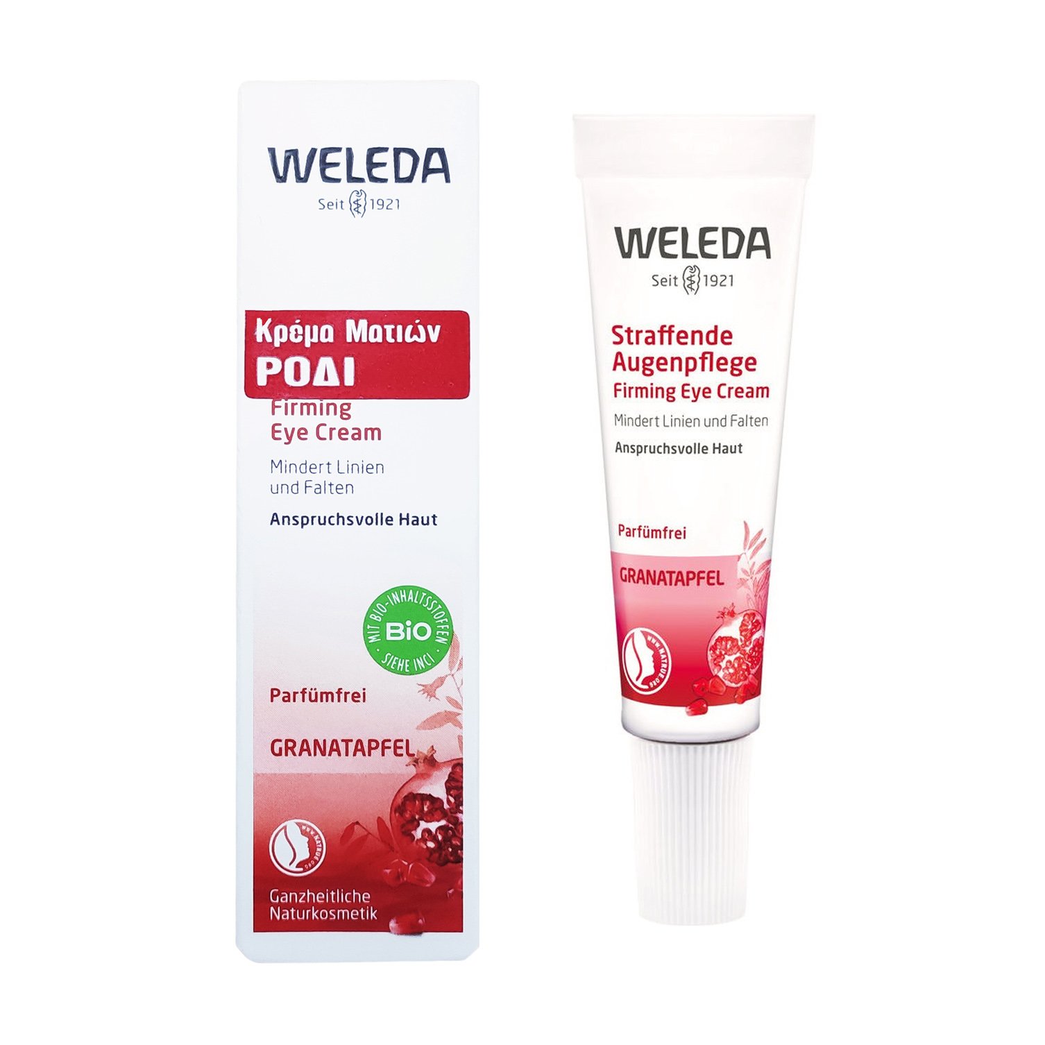 Weleda Firming Eye Cream Κρέμα Ματιών με Ρόδι Ειδικά Σχεδιασμένη για το Δέρμα Γύρω Από τα Μάτια 10ml