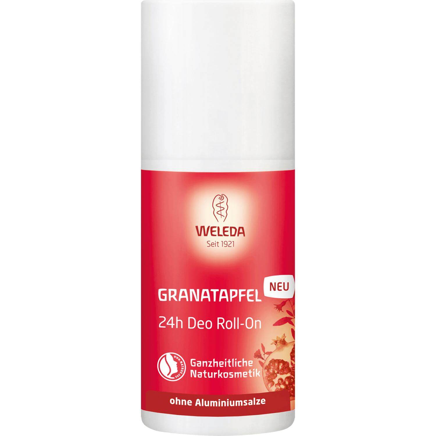 Weleda Granatapfel 24h Deo Roll-On Αποσμητικό Roll-On 24ωρης Προστασίας με Ρόδι για Αισθησιακό Άρωμα 50ml