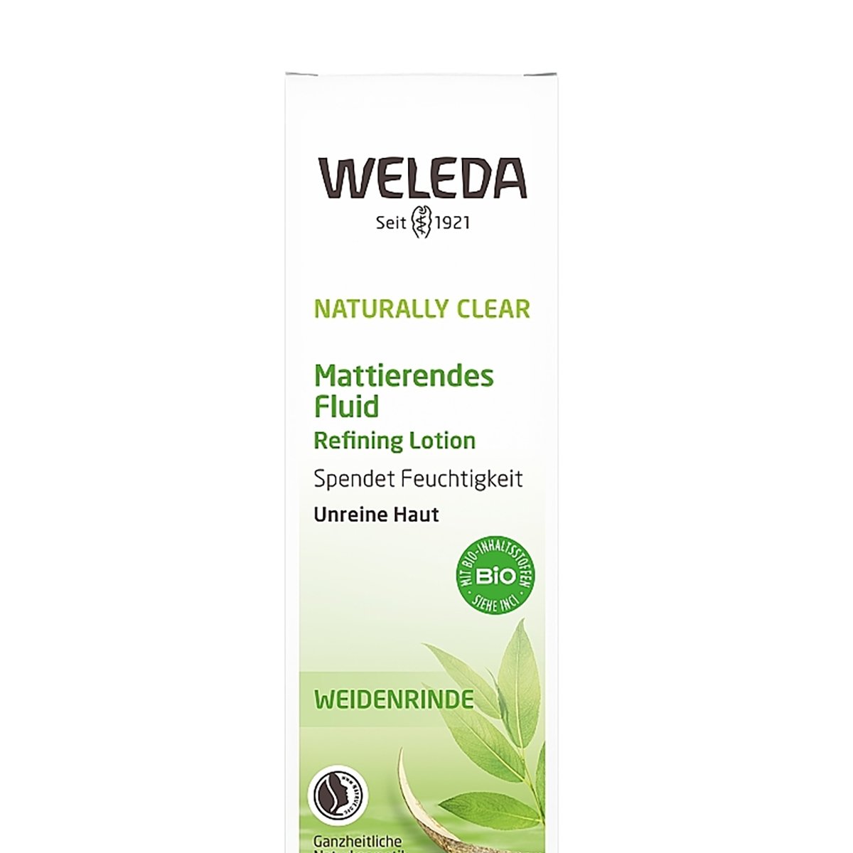 Weleda Naturally Clear Refining Lotion Λεπτόρρευστη Κρέμα Προσώπου για Ματ Αποτέλεσμα σε Δέρμα με Ατέλειες με Εκχύλισμα Φλοιού Ιτιάς 30ml