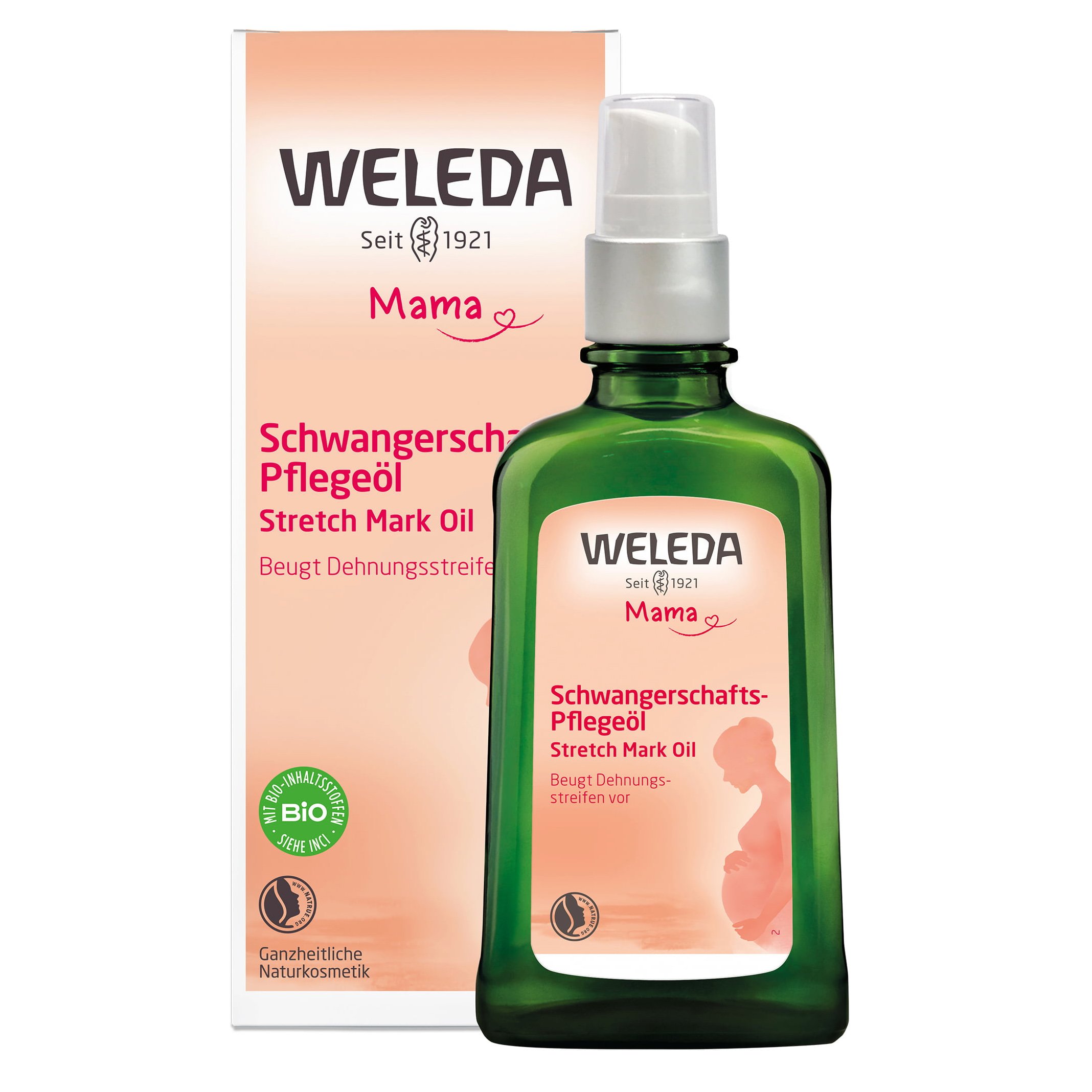 Weleda Mama Stretch Mark Massage Oil Λάδι για τις Ραγάδες Προλαμβάνει την Εμφάνιση Ραγάδων 100ml