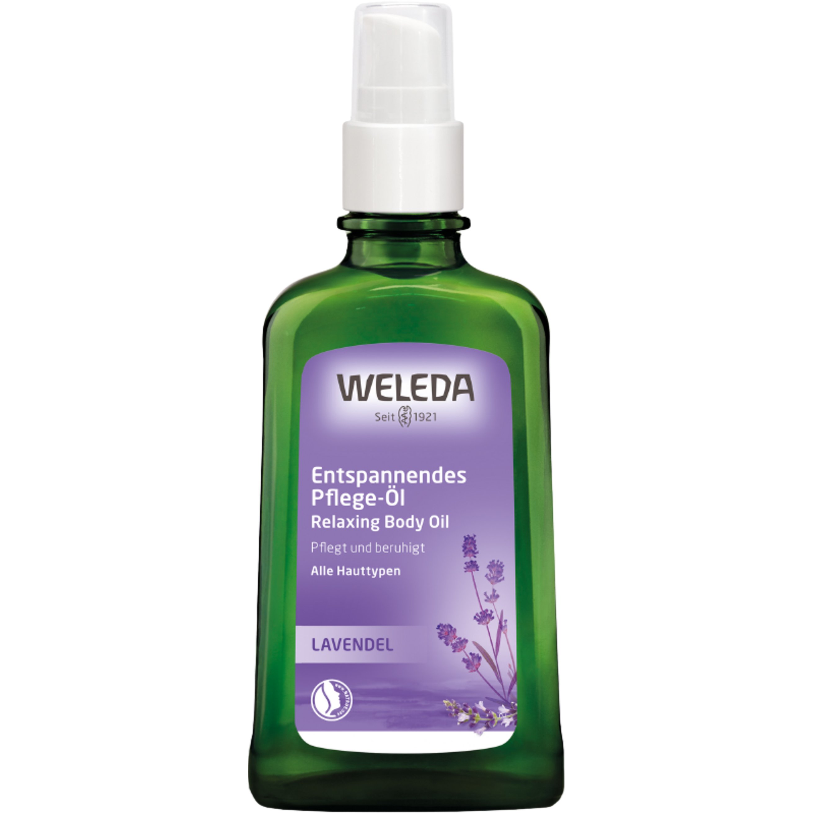 Weleda Lavender Relaxing Body Oil Χαλαρωτικό Λάδι Λεβάντας για Κανονικό Έως Ξηρό Δέρμα 100ml