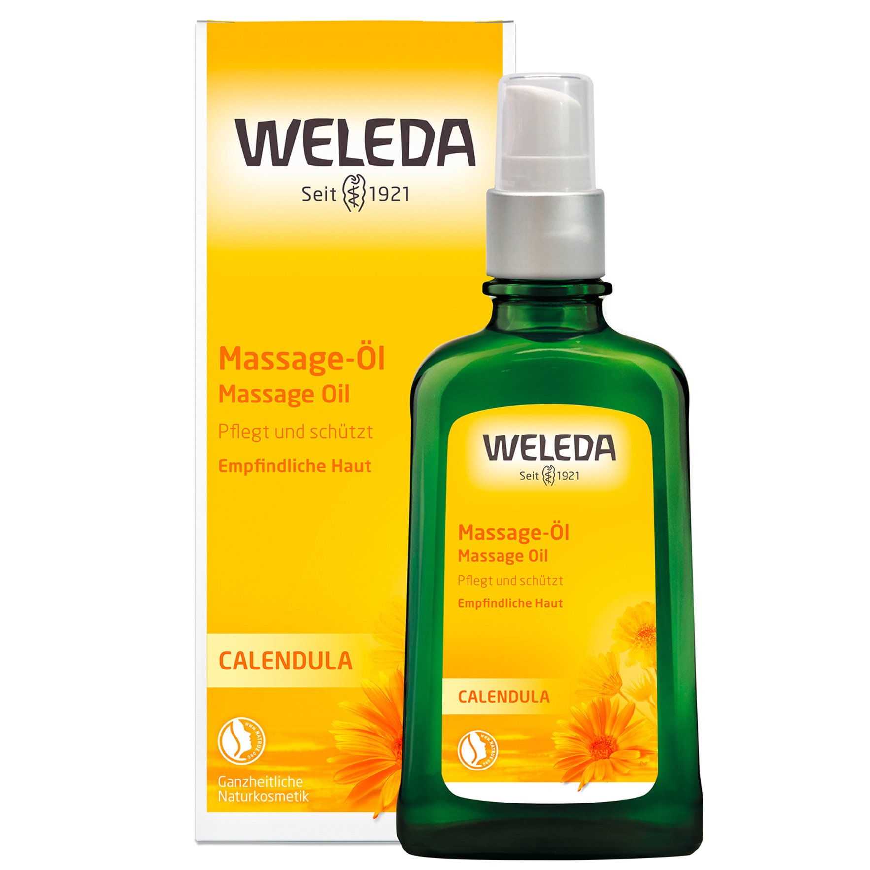Weleda Calendula Massage Oil Λάδι Μασάζ με Εκχύλισμα Καλέντουλας 100ml