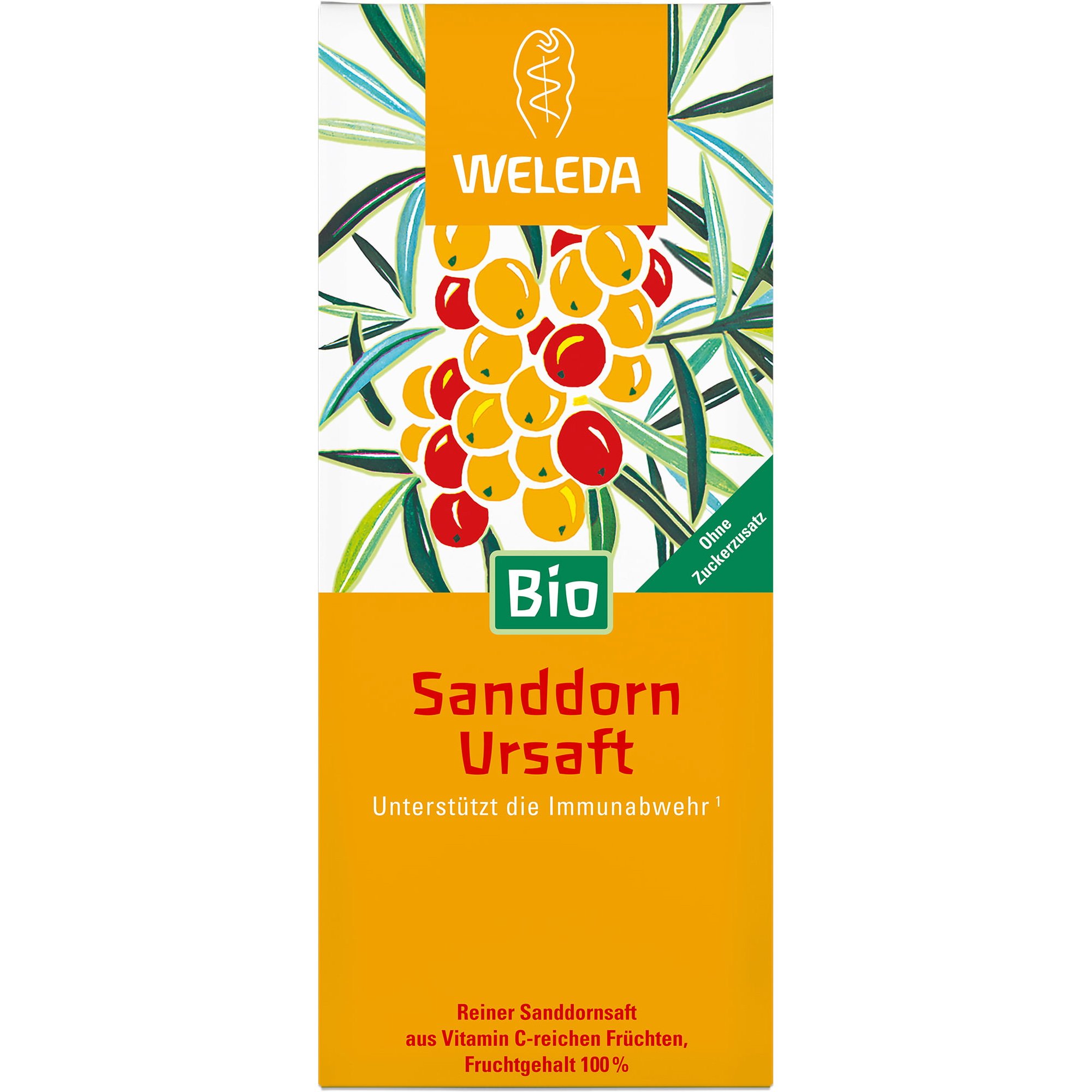 Weleda Weleda Sea Buckthorn Organic Juice without Sugar 100% Φυσικός Χυμός Ιπποφαούς Γεμάτος Βιταμίνη C, Χωρίς Ζάχαρη 250ml