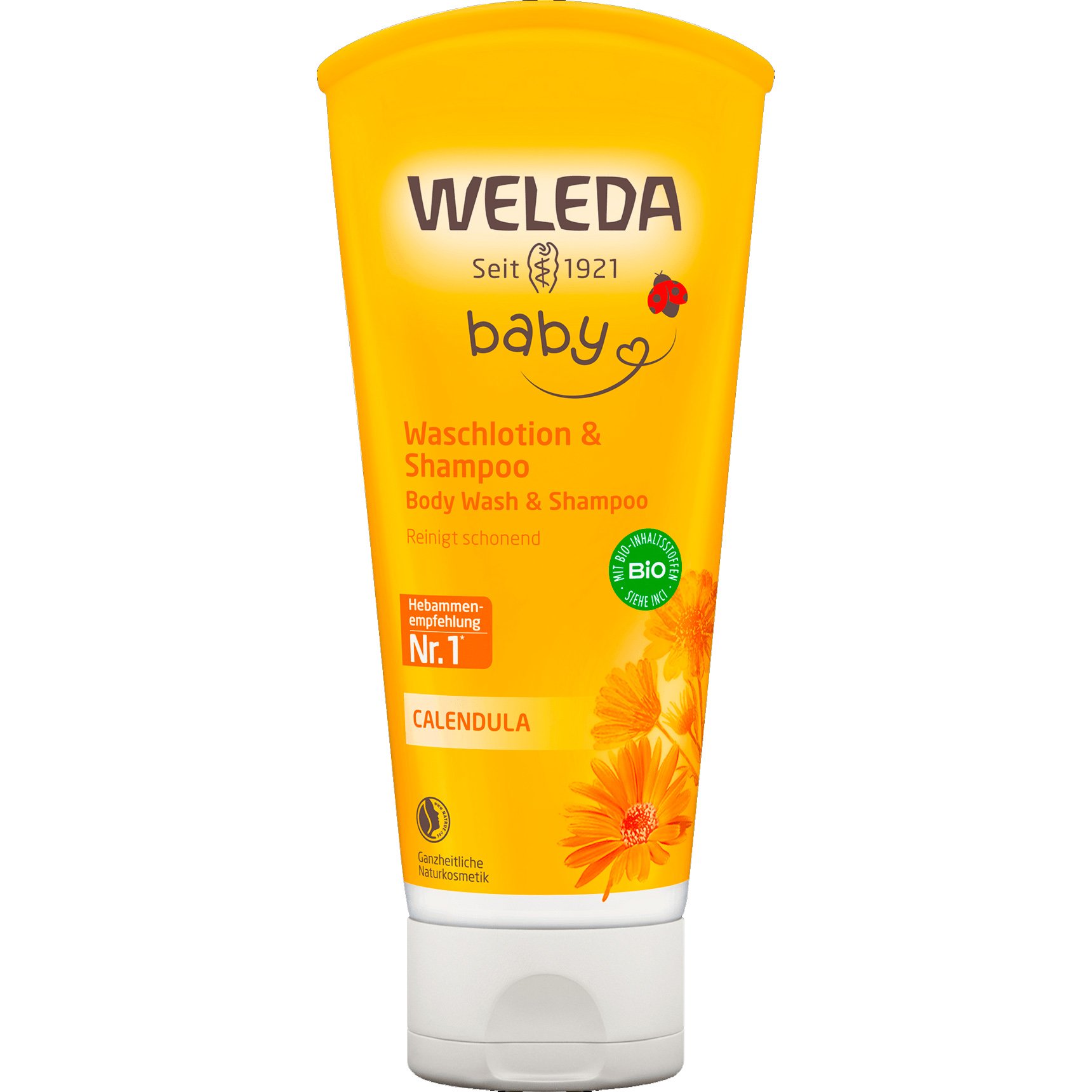 Weleda Σαμπουάν & Αφρόλουτρο Καλέντουλας 200ml