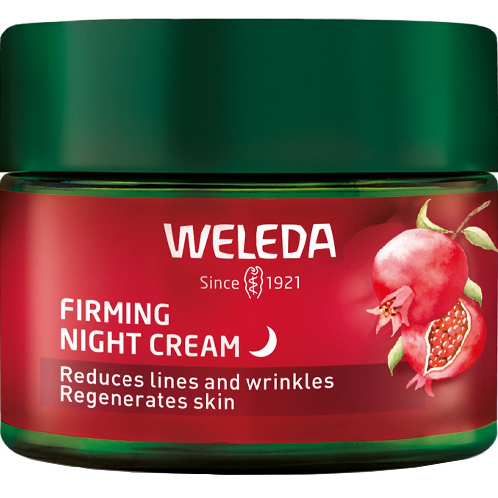 Weleda Pomegranate Firming Night Face Cream Συσφιγκτική Κρέμα Νυκτός Προσώπου με Ρόδι & Πεπτίδια Μάκα για Ανανέωση, Προστασία & Λαμπερό Δέρμα σε Ηλικίες Άνω των 40, 40ml