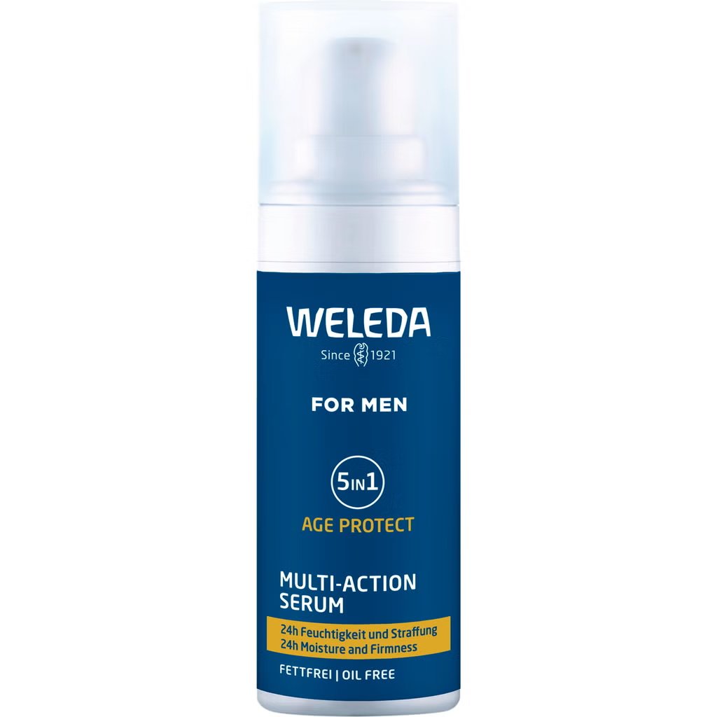 Weleda Weleda For Men Age Protect 5 in 1 Serum Αντιγηραντικός Ορός Προσώπου για Άνδρες που Προσφέρει Ενυδάτωση Έως & 24 Ώρες 30ml