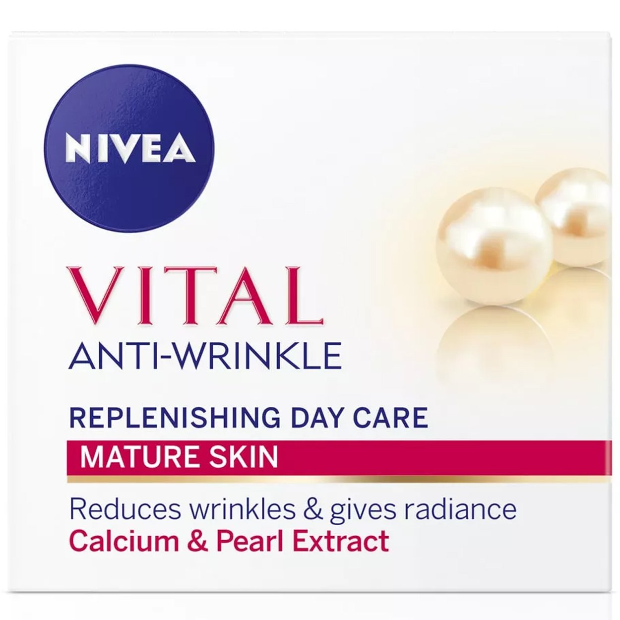 Nivea Vital Anti-Wrinkle Replenishing Day Cream Αντιρυτιδική Κρέμα Ημέρας για Αναδόμηση 50ml