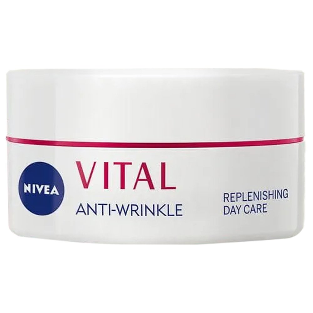 Nivea Vital Anti-Wrinkle Replenishing Day Cream Αντιρυτιδική Κρέμα Ημέρας για Ώριμη Επιδερμίδα με Ασβέστιο & Εκχύλισμα Μαργαριταριου 50ml