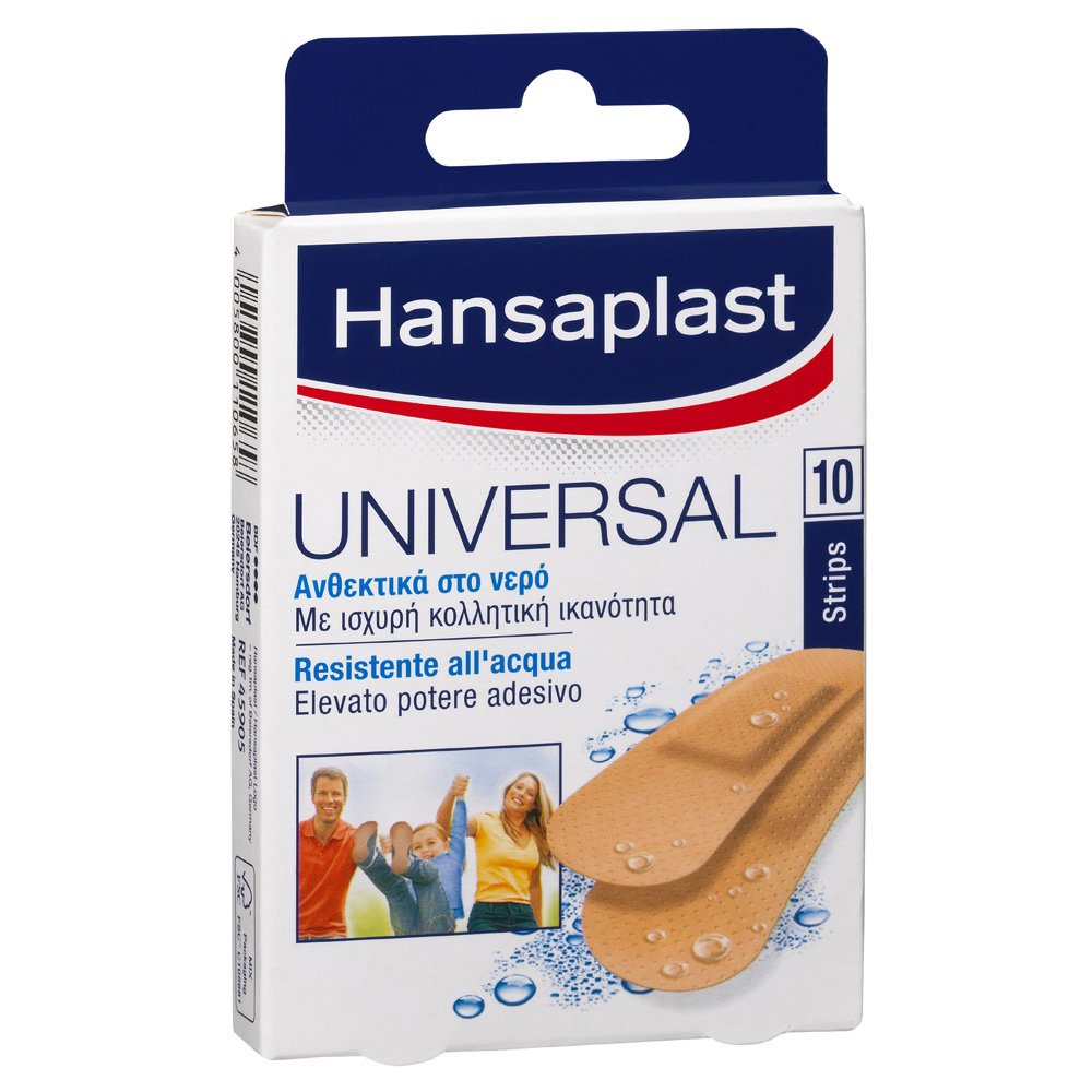 Hansaplast Universal Water resistant Επιθέματα Ανθεκτικά στο Νερό 10τμχ