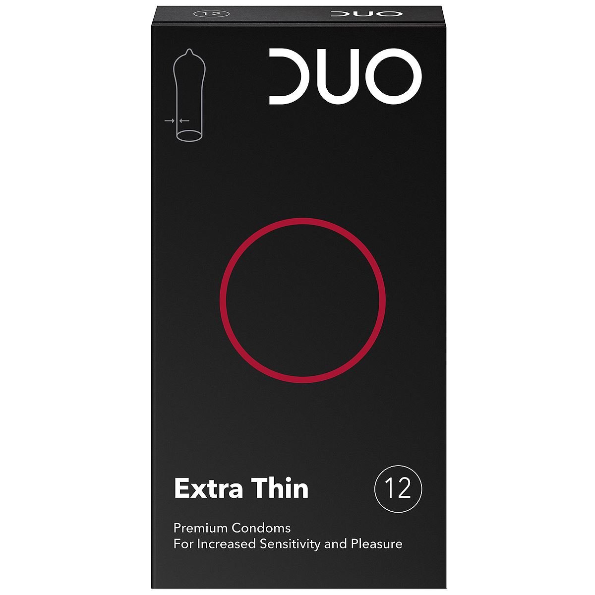 Duo Extra Thin Λεπτό Προφυλακτικό Για Μεγαλύτερη Αίσθηση Και Ευχαρίστηση 12 τεμάχια