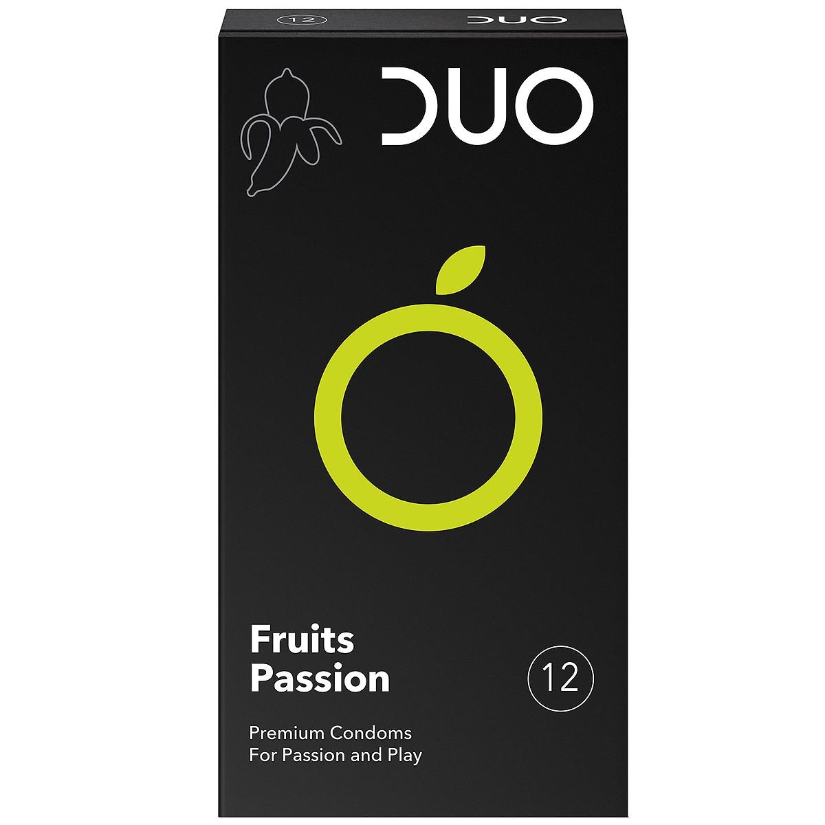 Duo Flavoured Fruits Passion Προφυλακτικά Με Γεύσεις 12 τεμάχια