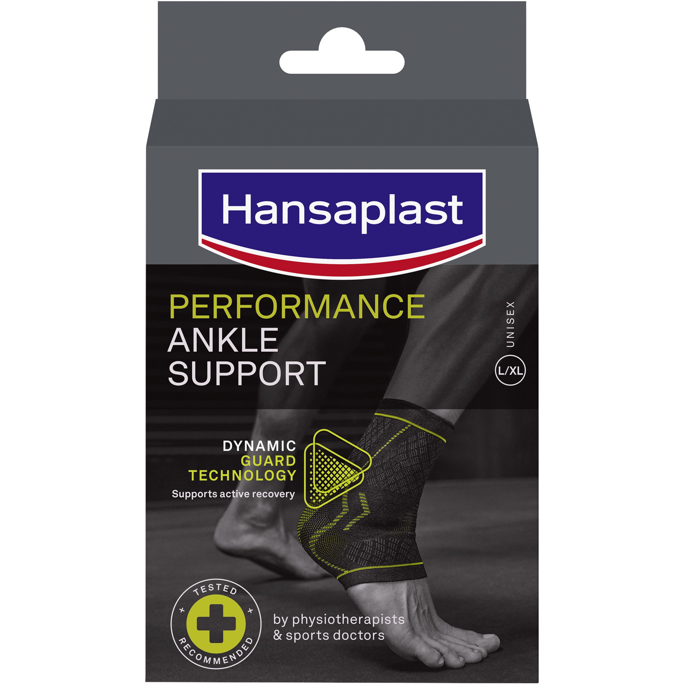 Hansaplast Hansaplast Performance Ankle Support Επιστραγαλίδα Υψηλής Στήριξης Επιστραγαλίδα Υψηλής Στήριξης που Διευκολύνει την Ταχύτερη Αποκατάσταση 1 Τεμάχιο - L/XL