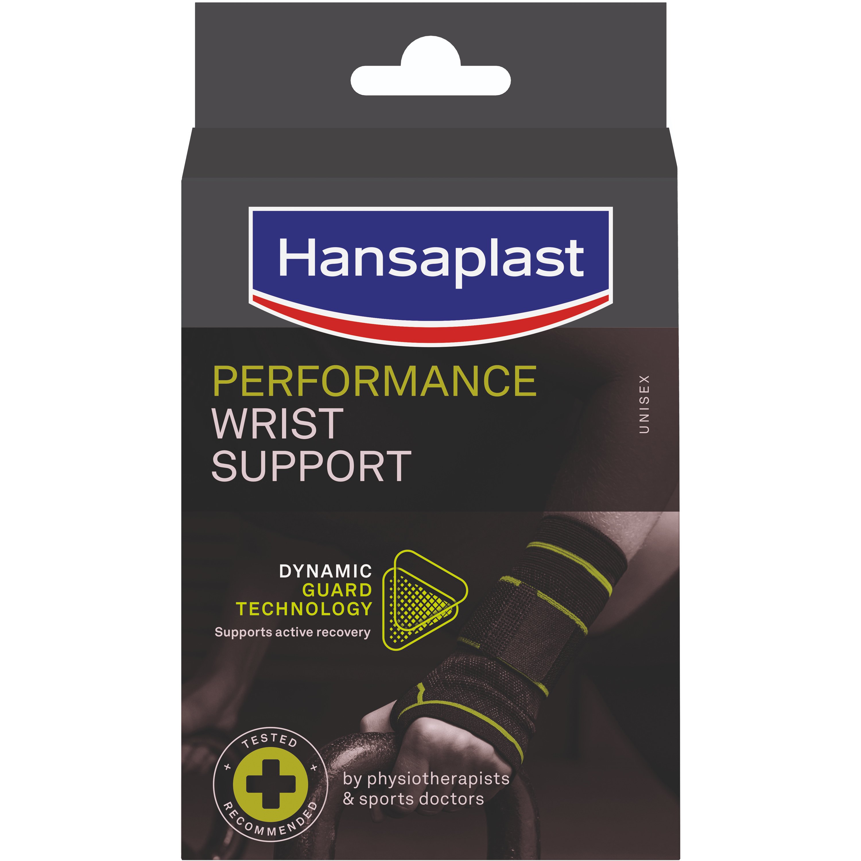 Hansaplast Hansaplast Performance Wrist Support Περικάρπιο Υψηλής Στήριξης που Διευκολύνει την Ταχύτερη Αποκατάσταση 1 Τεμάχιο - S/M