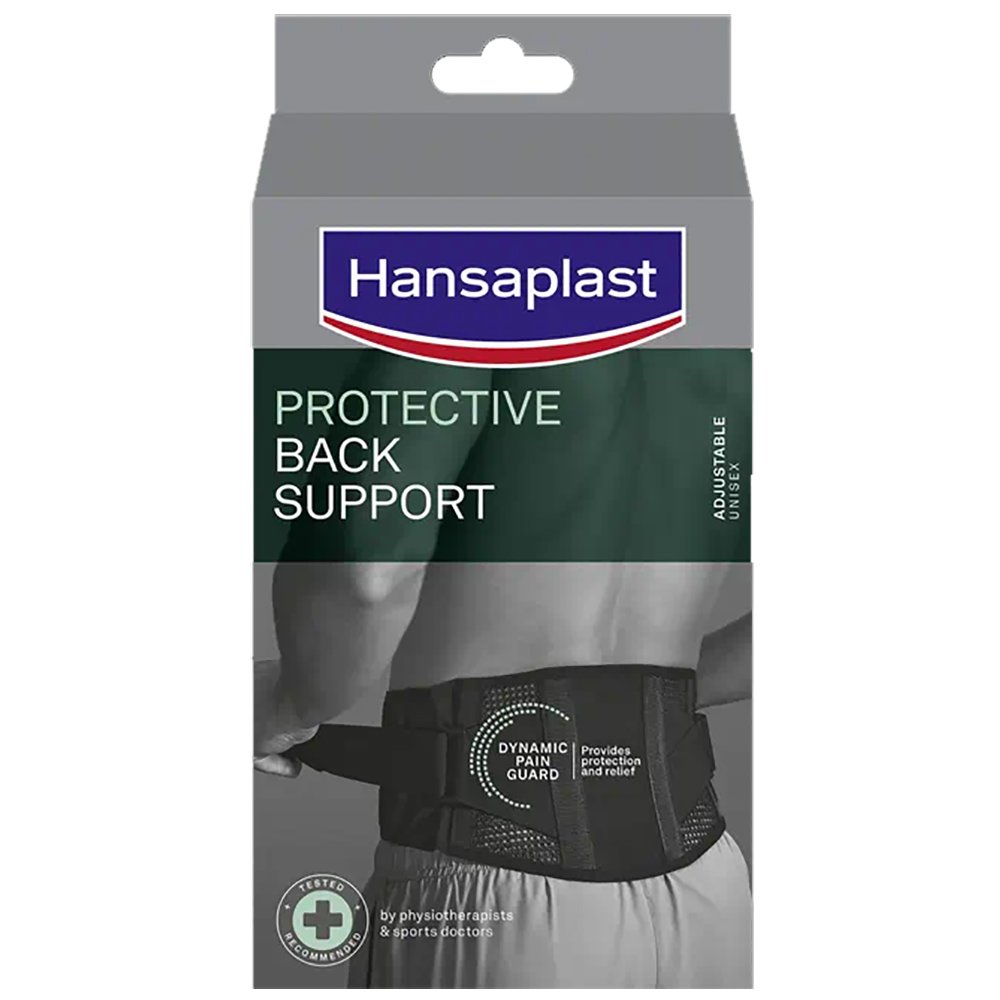 Hansaplast Hansaplast Protective Dynamic Pain Guard Ρυθμιζόμενη Ζώνη Στήριξης Μέσης Μαύρη One Size 1 Τεμάχιο