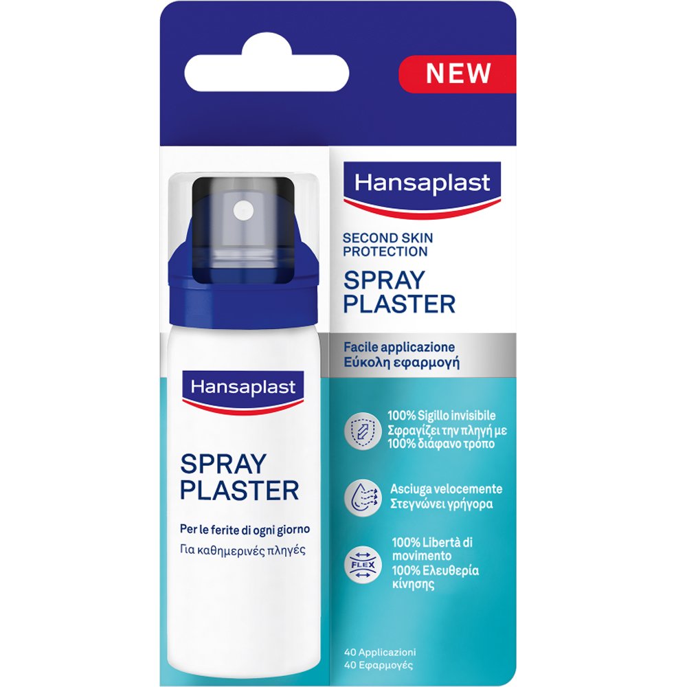 Hansaplast Second Skin Spray Plaster Επίθεμα σε Μορφή Σπρέυ για Καθημερινές Πληγές & Εύκολη Εφαρμογή 40ml