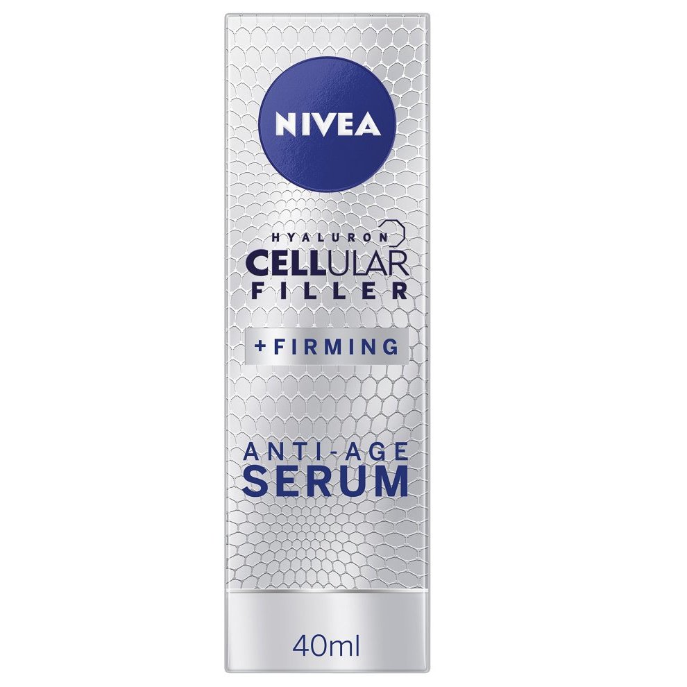 Nivea Hyaluron Cellular Filler Serum Αντιγηραντικός Ορός Προσώπου για Αναζωογόνηση & Εντατική Φροντίδα της Επιδερμίδας 40ml