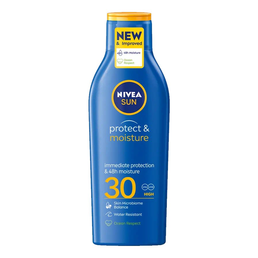 Nivea Nivea Sun Protect & Moisture Lotion Spf30 Αντηλιακό & Ενυδατικό Γαλάκτωμα Σώματος Υψηλής Προστασίας 300ml
