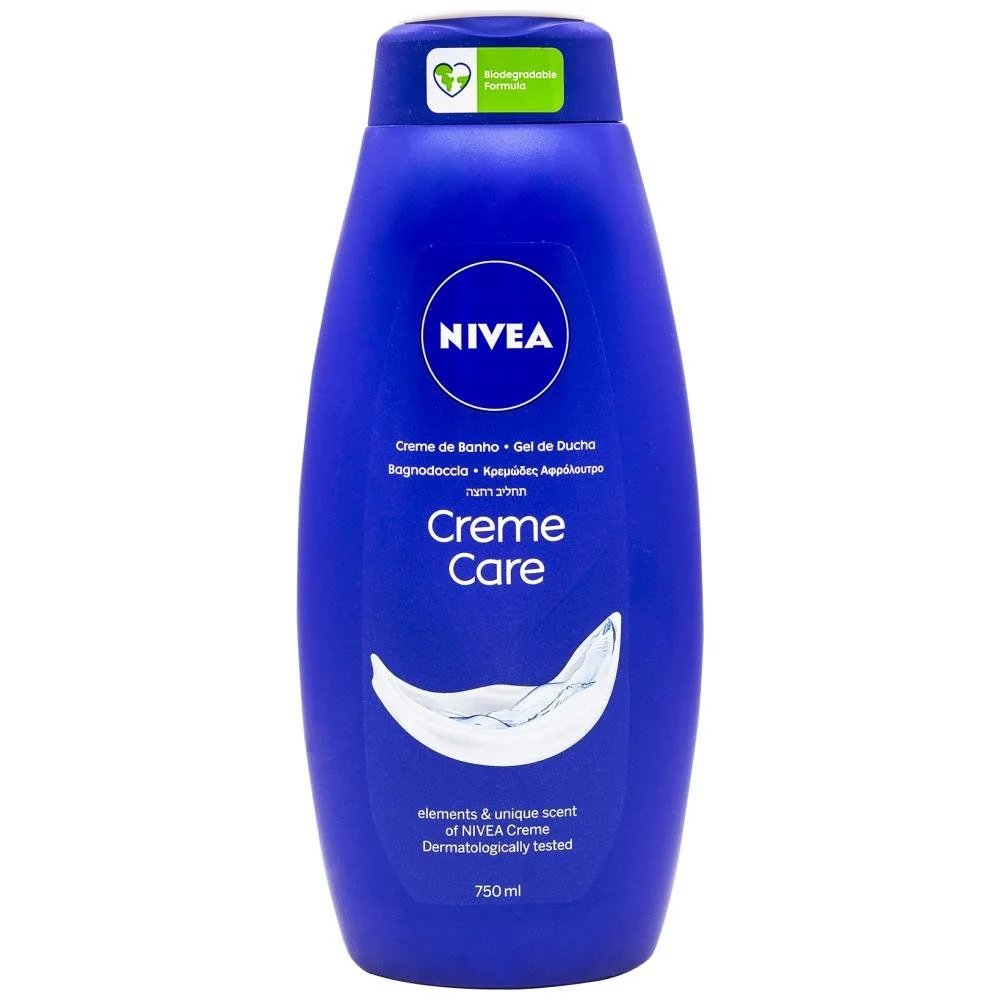 Nivea Creme Care Shower Κρεμώδες Ενυδατικό Αφρόλουτρο 750ml