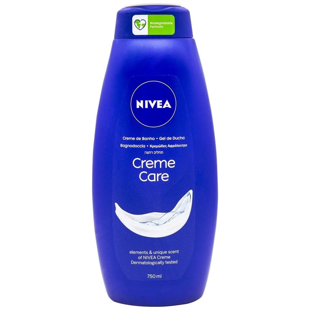 Nivea Creme Care Shower Κρεμώδες Ενυδατικό Αφρόλουτρο 750ml
