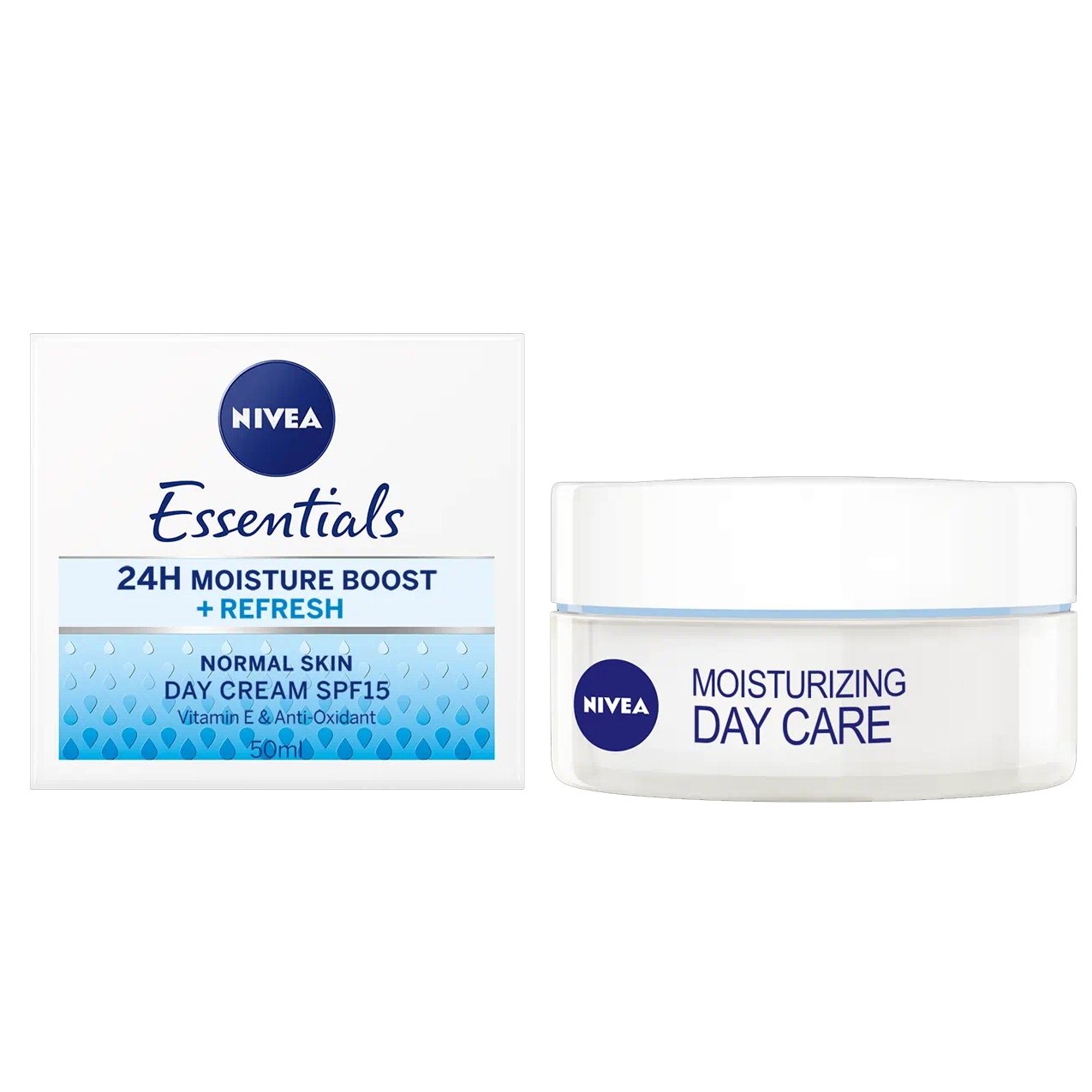 Nivea Moisturizing Day Cream Spf15 for Normal Skin Ενυδατική Κρέμα Ημέρας με Αντηλιακή Προστασία, για Κανονική Επιδερμίδα 50ml