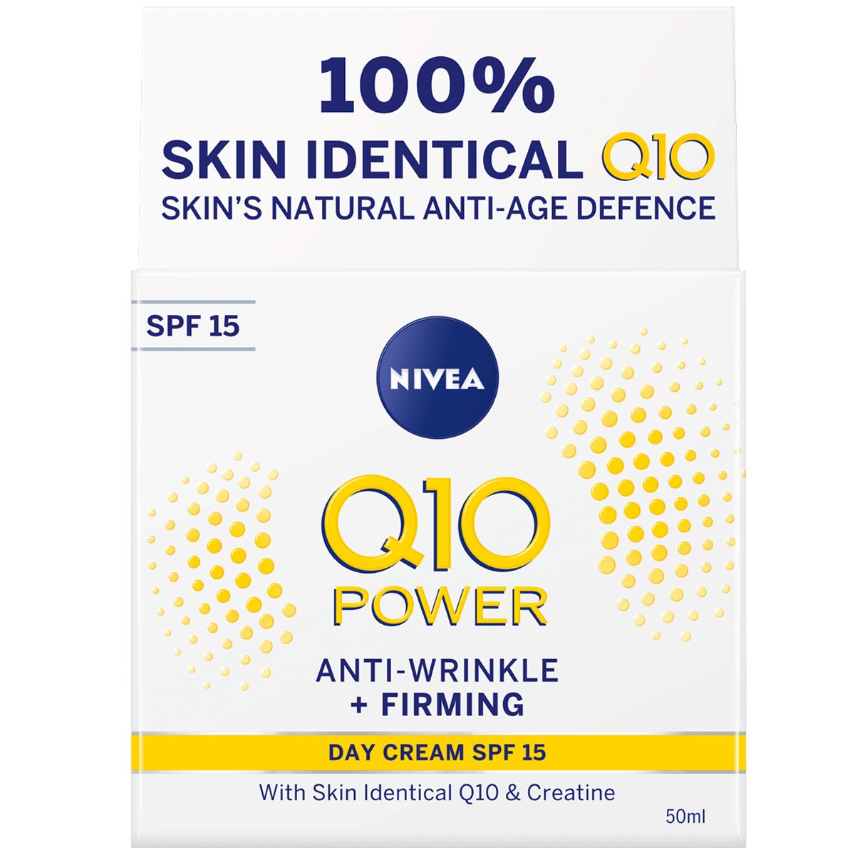 Nivea Q10 Plus Anti-Wrinkle Day Cream Spf15 Αντιρυτιδική Κρέμα Ημέρας με Αντηλιακή Προστασία, για Κάθε Τύπο Δέρματος 50ml