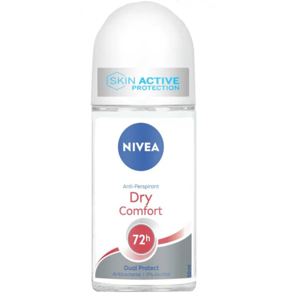 Nivea Dry Comfort 72h Anti Perspirant Roll-On Αποσμητικό 72ωρης Προστασίας από τον Ιδρώτα & την Κακοσμία 50ml
