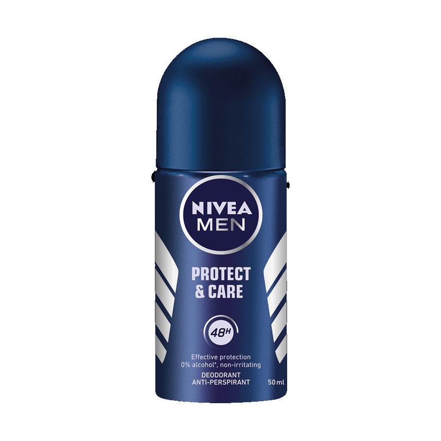 Nivea Men Protect & Care Roll on Deo Ανδρικό Αποσμητικό σε Μορφή Roll on 48ωρης Αποσμητική Προστασία Χωρίς Ερεθισμούς 50ml