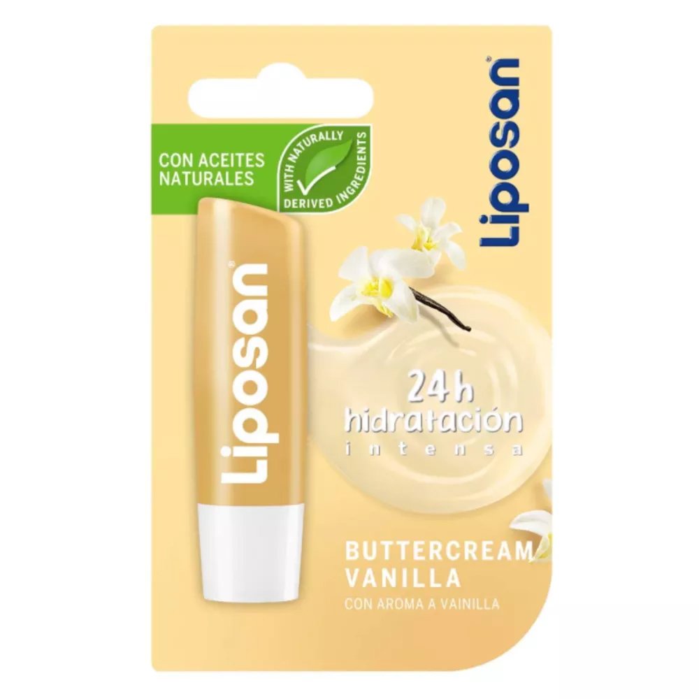 Liposan Vanilla Buttercream Περιποιητικό Βάλσαμο Χειλιών με Άρωμα Βανίλια 4,8g